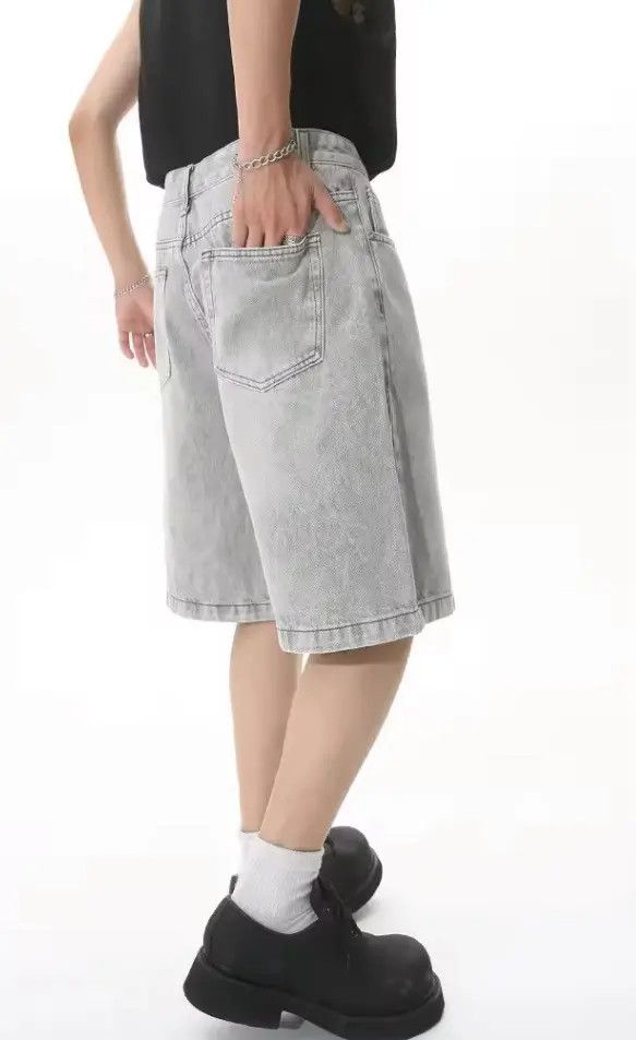 Jean Higuchi x Koike Washed Y2k Shorts jeans Denim Size US 32 / EU 48 - 6 Thumbnail