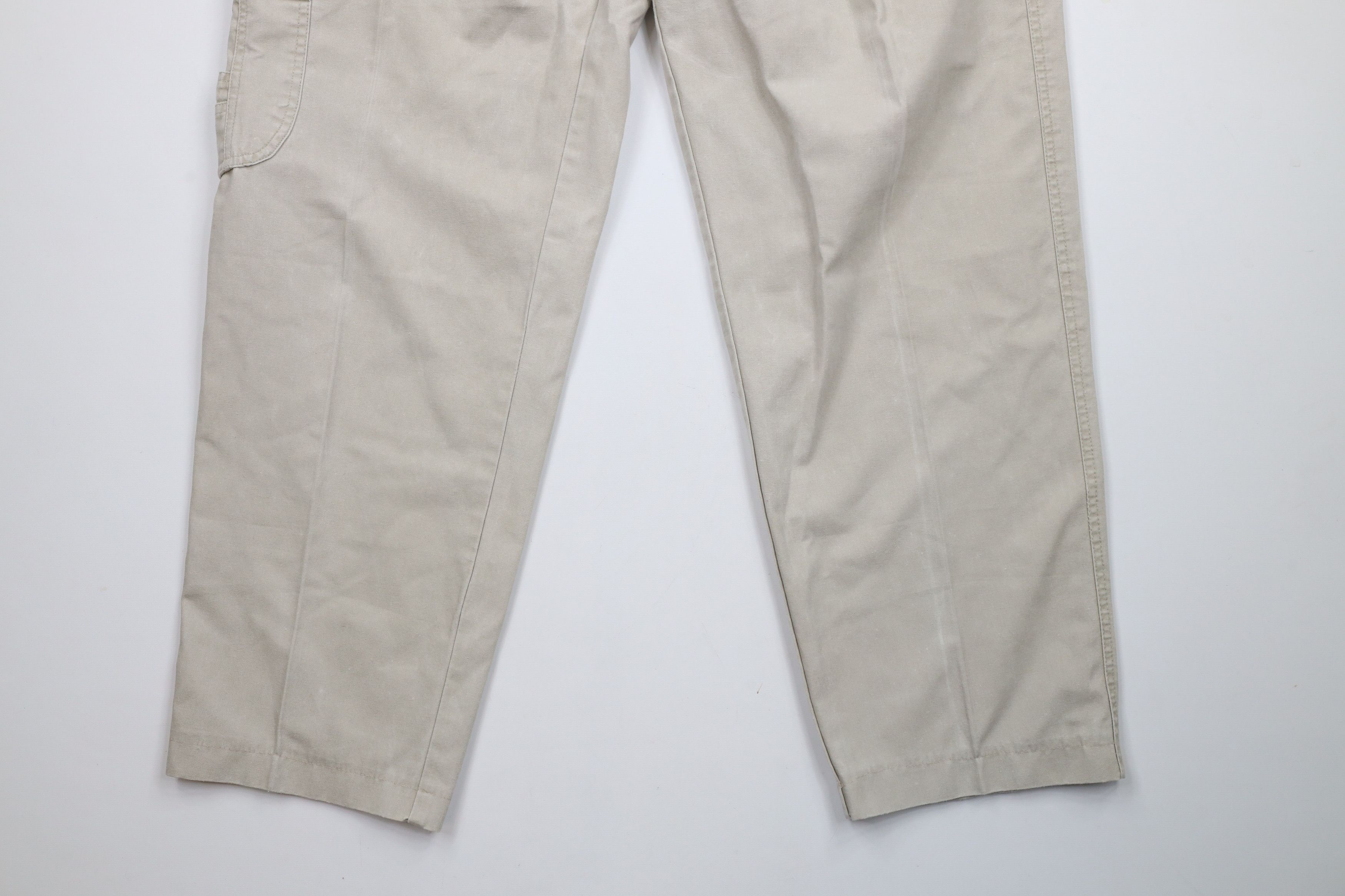 Vintage Vintage 90s Streetwear Pleated Wide Leg Dungaree Chino Pants Size US 38 / EU 54 - 4 Thumbnail