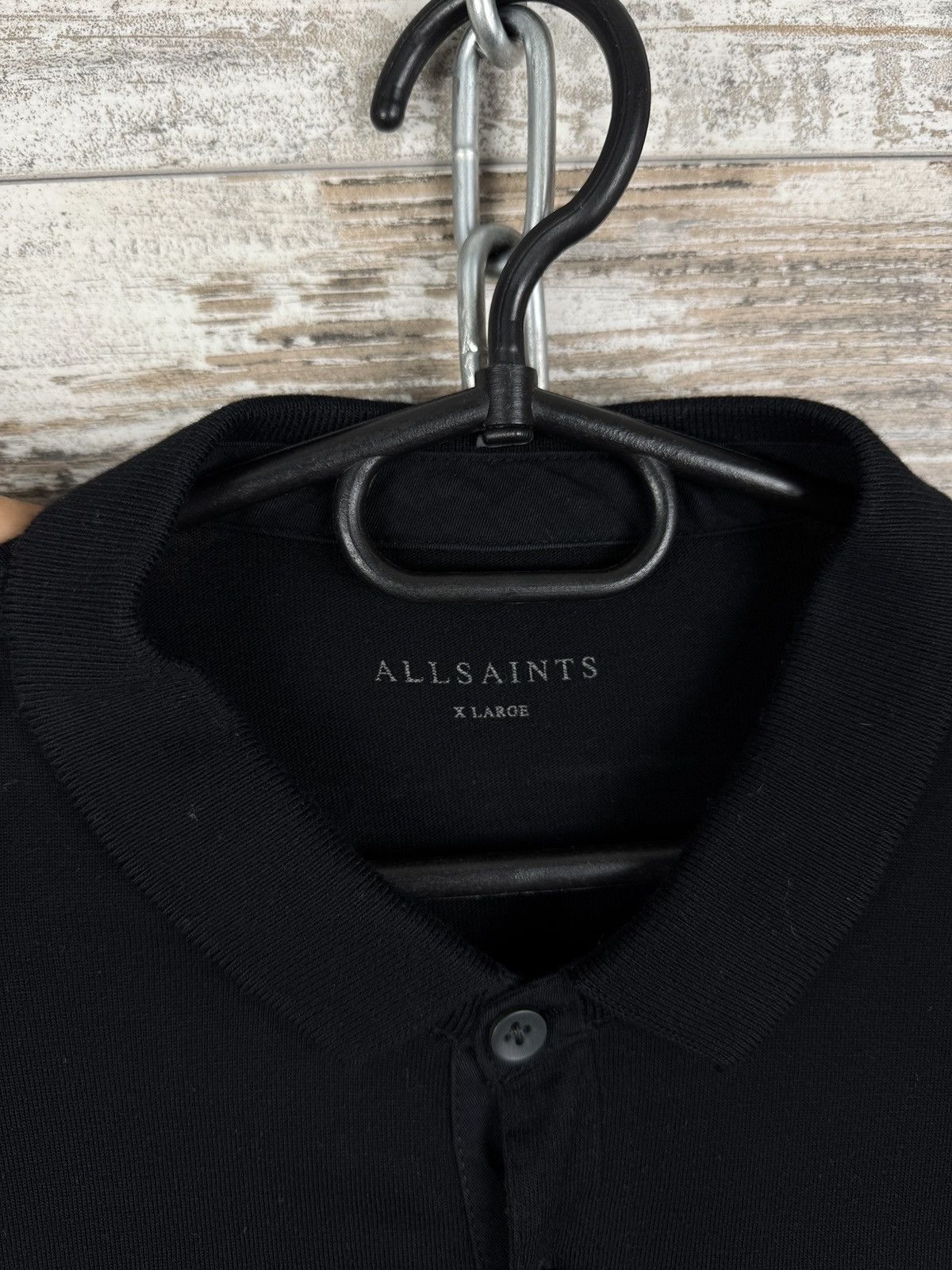 Allsaints Vintage AllSaints parlour ls polo long-sleeve T-shirt tee Size US XL / EU 56 / 4 - 7 Thumbnail