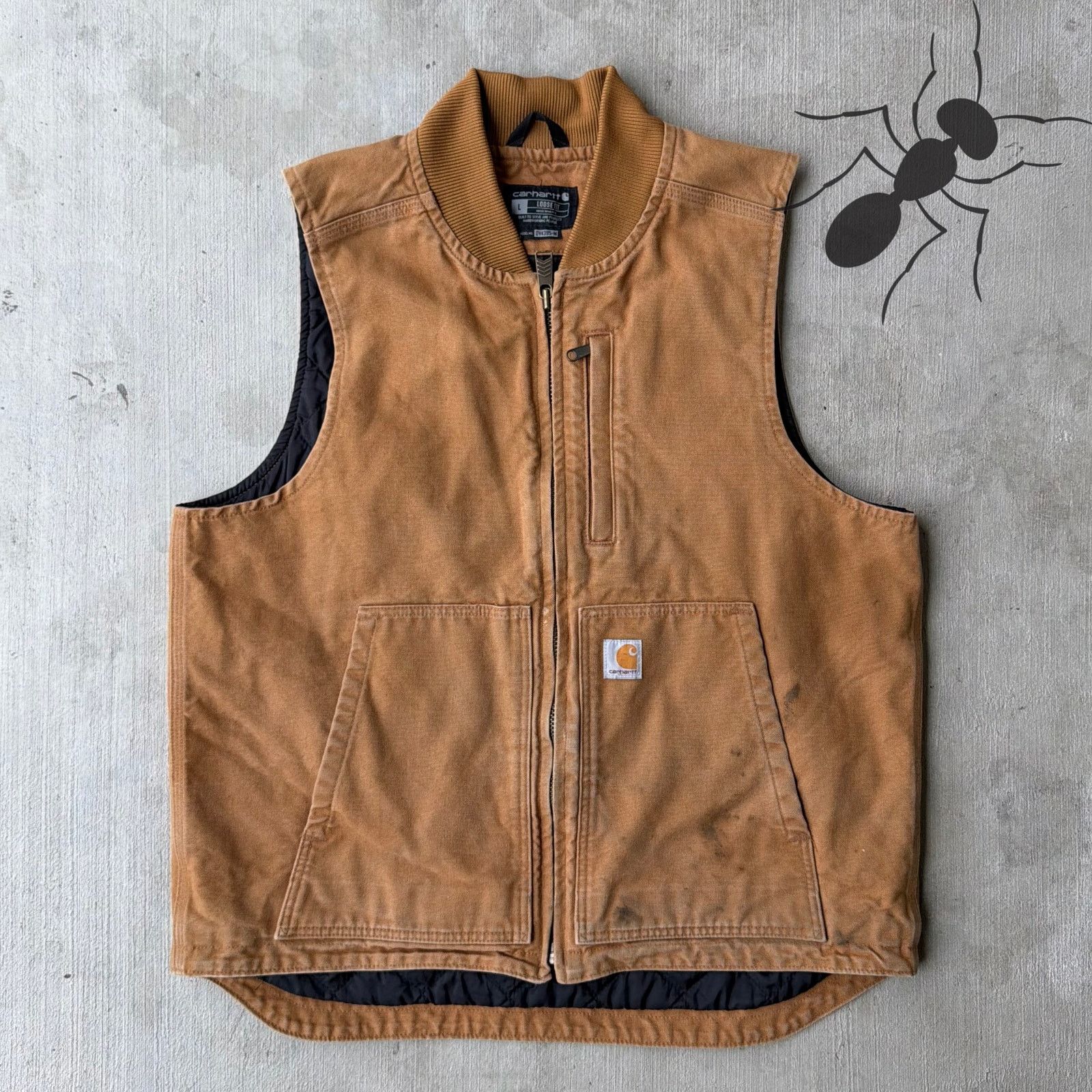 Carhartt × Vintage Carhartt brown work wear vest Size US L / EU 52-54 / 3 - 1 Thumbnail