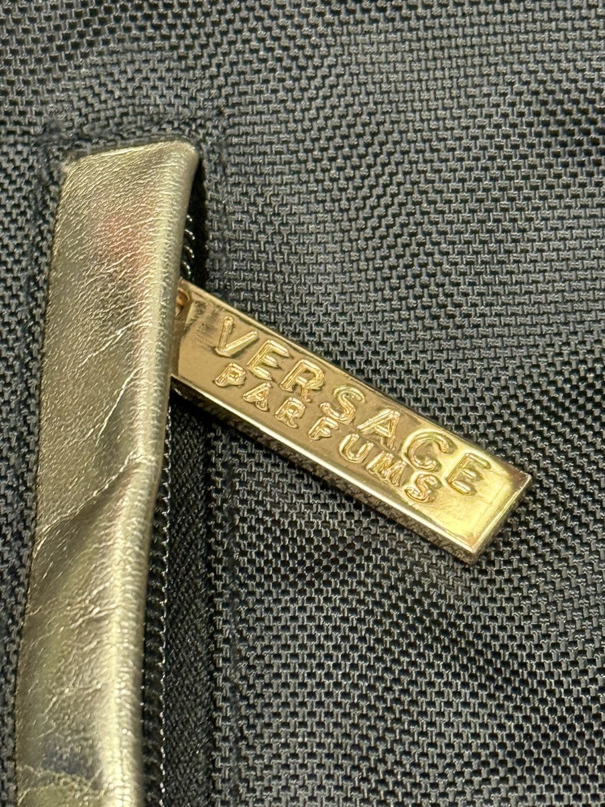 Versace Versace Parfums Medusa Head Nylon Drawstring Flap Backpack Size ONE SIZE - 4 Thumbnail