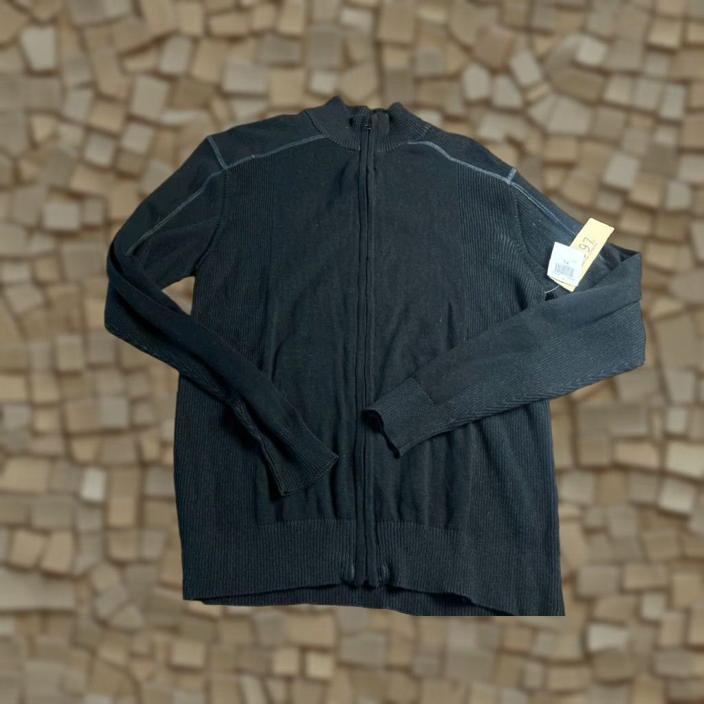 Vintage VINTAGE 1897 American Lifestyle Sweater Mens XL Black Full Zip NWT Size US XL / EU 56 / 4 - 1 Thumbnail