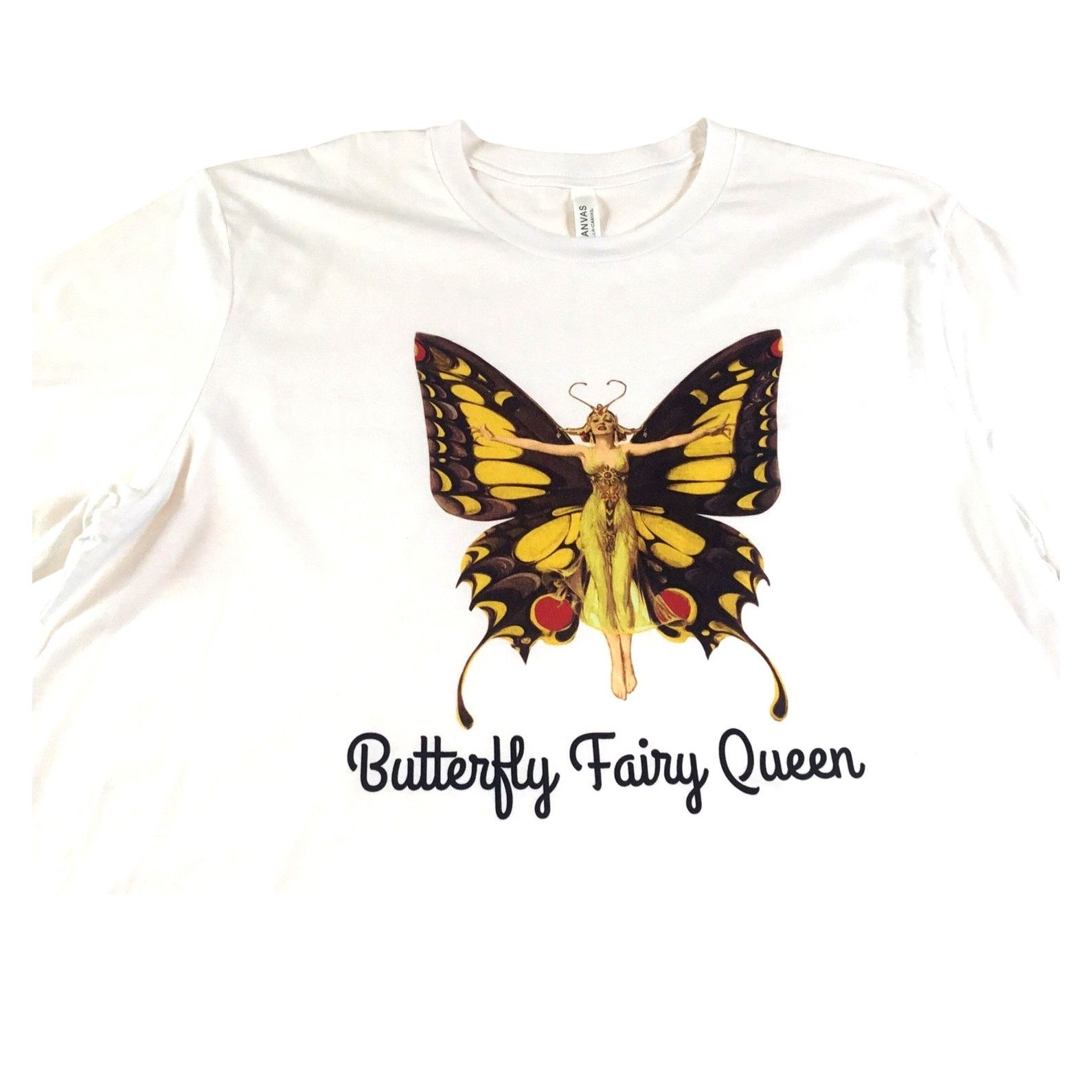 Other Fairy Butterfly Queen T-Shirt White 2XL Bella Canvas NWOT Size XXL / US 16-18 / IT 52-54 - 2 Thumbnail