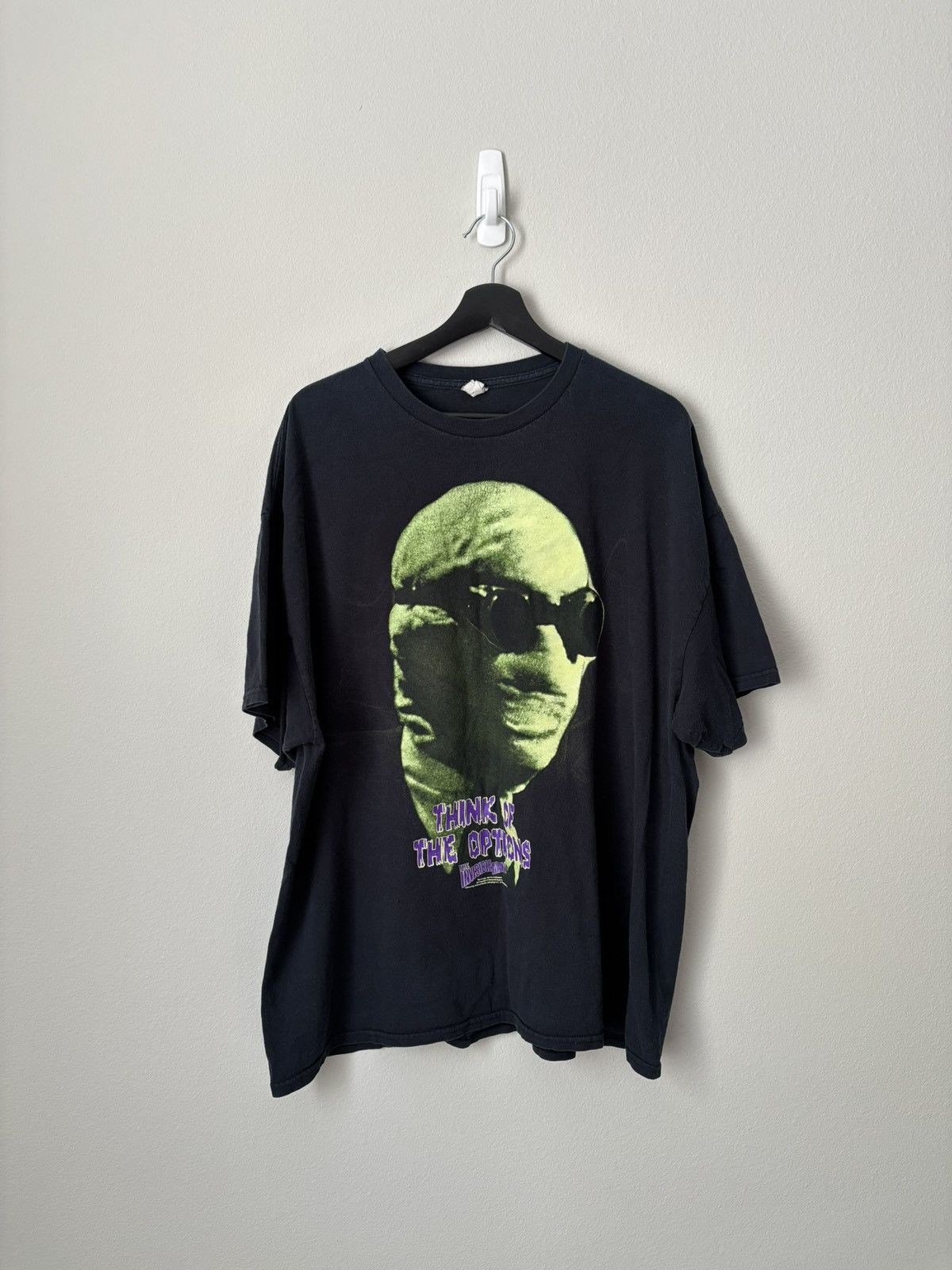 Vintage The Invisible Man 'Think Of The Options' T Shirt Size US XXL / EU 58 / 5 - 1 Thumbnail