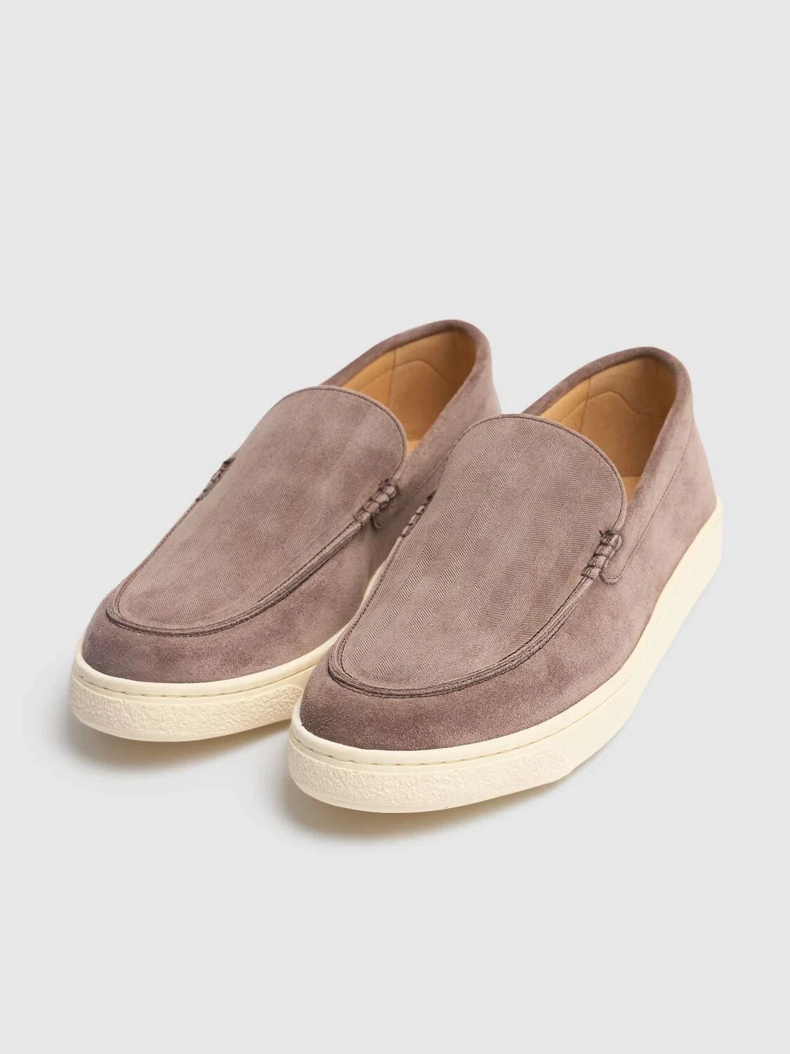 Brunello Cucinelli BRUNELLO CUCINELLI Bisonte Gray Loafers New Size US 6 / EU 39 - 2 Thumbnail