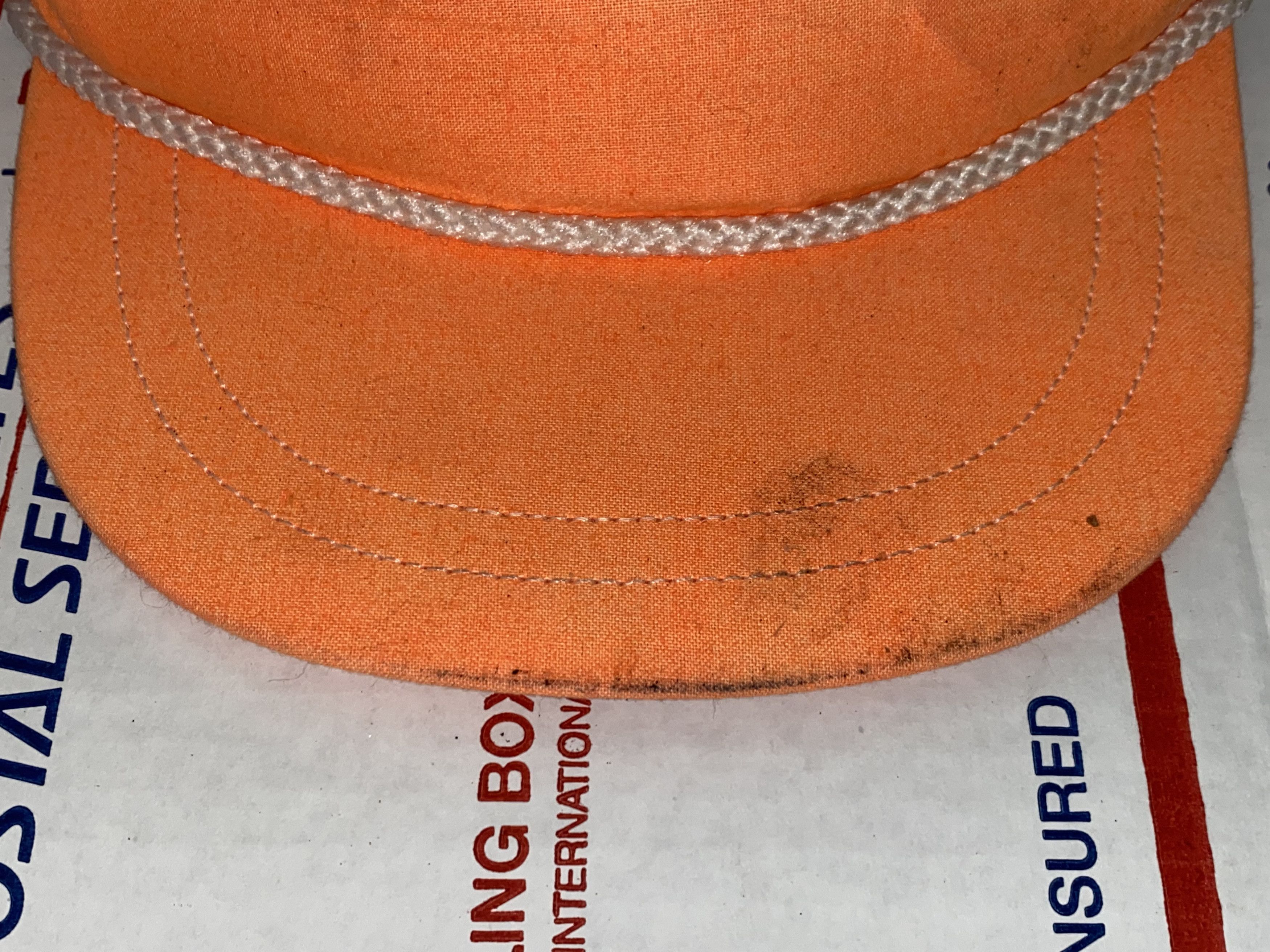 Vintage vintage orange Rope Trucker style Snapback Hat Cap 80s 90s Size ONE SIZE - 2 Thumbnail