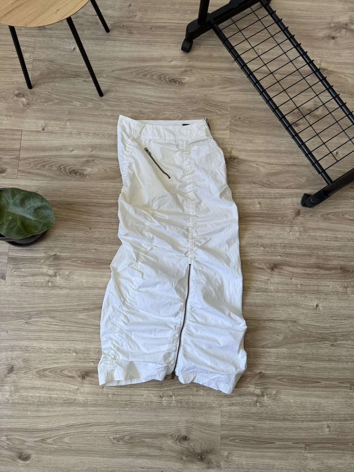 Other Vintage Y2K Japanese Avant Garde Parachute Maxi Skirt Size 25" / US 0 / IT 36 - 1 Thumbnail