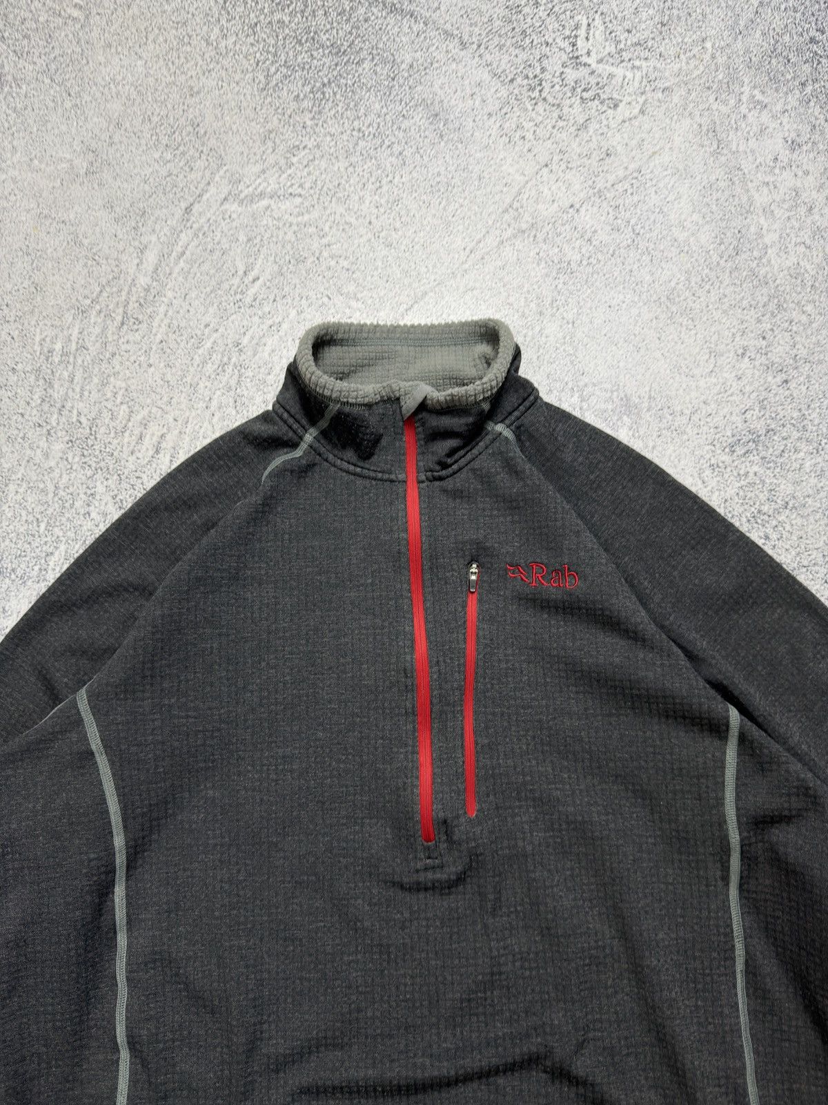 Rab Rab Nucleus Grid Fleece Quarter-Zip Pullover Anthracite Size US XL / EU 56 / 4 - 4 Thumbnail