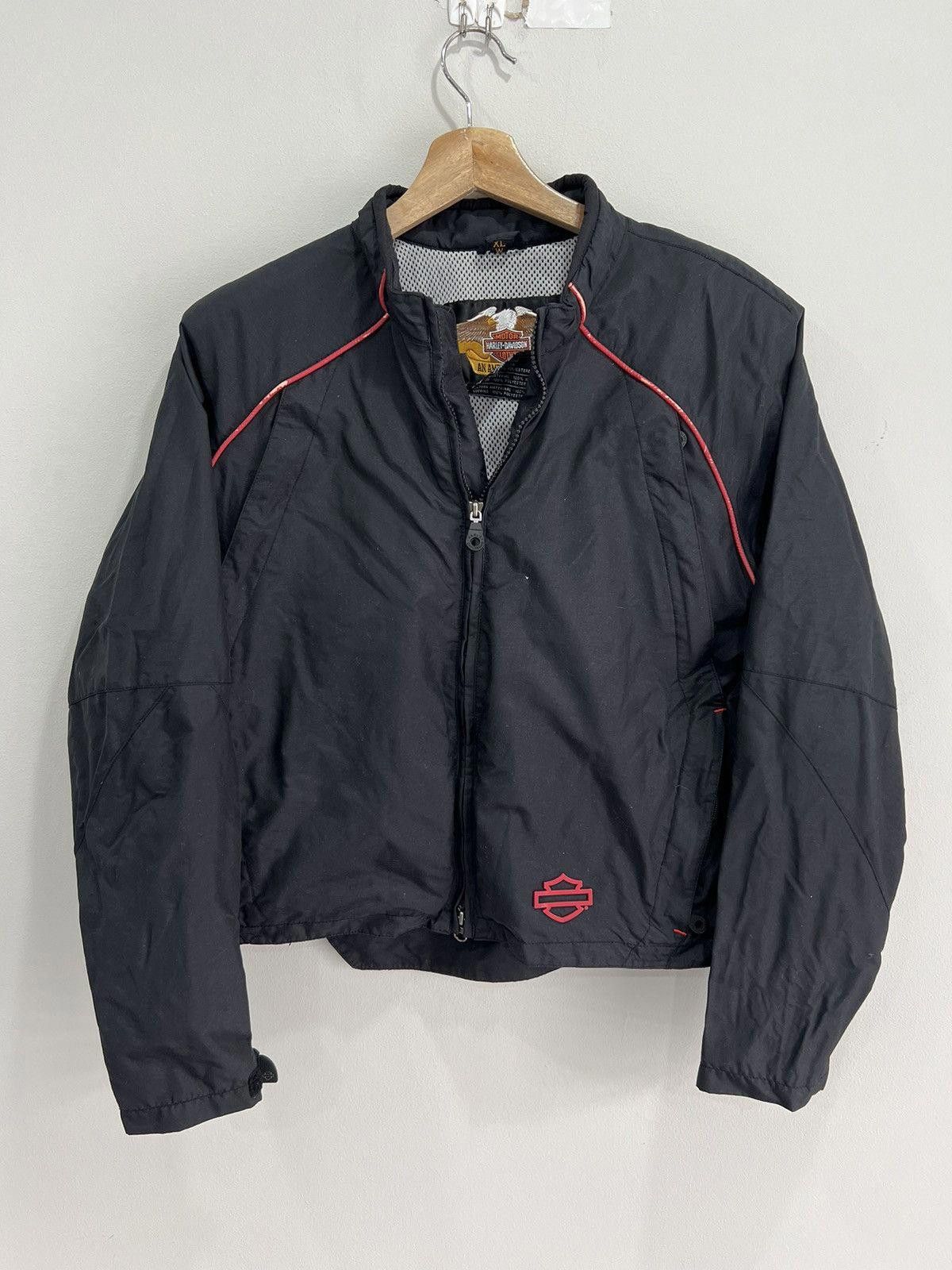 Vintage Vintage Womens Harley Davidson Jacket biker Size US XL / EU 56 / 4 - 1 Thumbnail