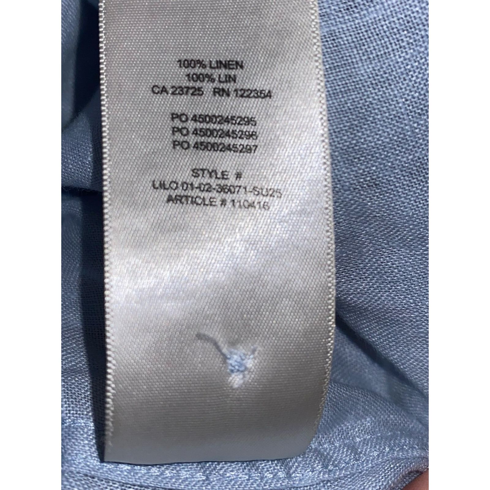 Aritzia Aritzia Babaton $88 Utility Linen Shirt Womens Large EUC Size L / US 10 / IT 46 - 9 Thumbnail