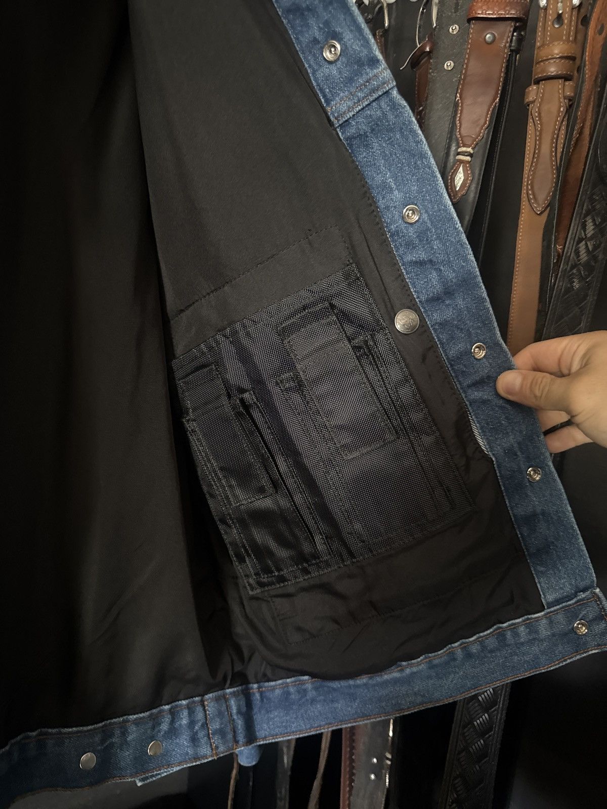 Vintage GUN MAGAZINE DENIM JACKET Size US M / EU 48-50 / 2 - 2 Thumbnail