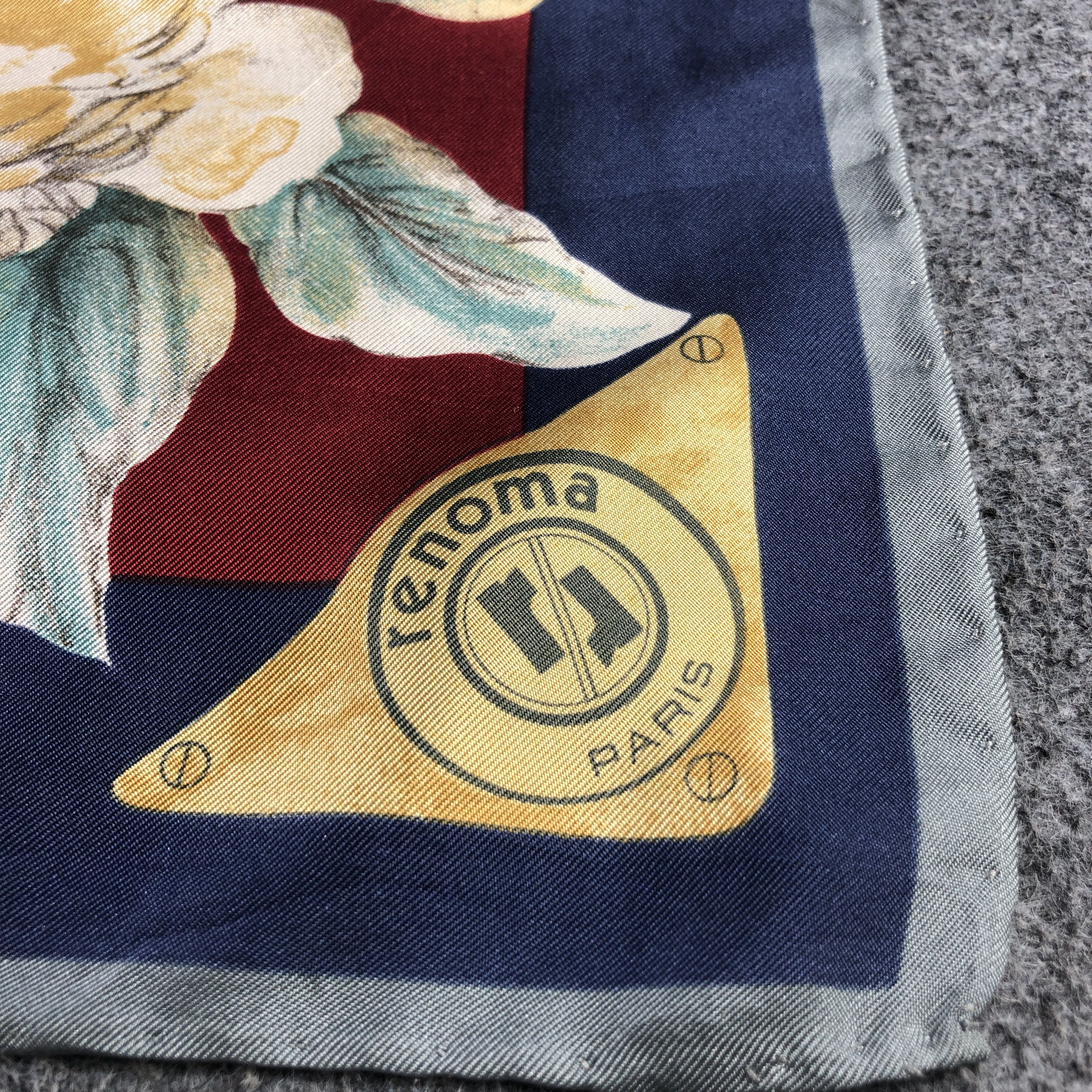 Renoma Renoma Floral Silk Scarf M1241 Size ONE SIZE - 4 Thumbnail