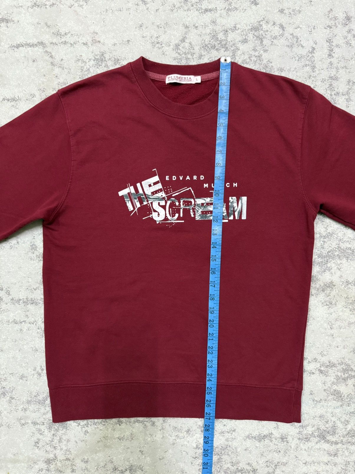 Vintage The Scream Edvard Munch Plumeria Museum Collection Art Sweat Size US S / EU 44-46 / 1 - 12 Thumbnail