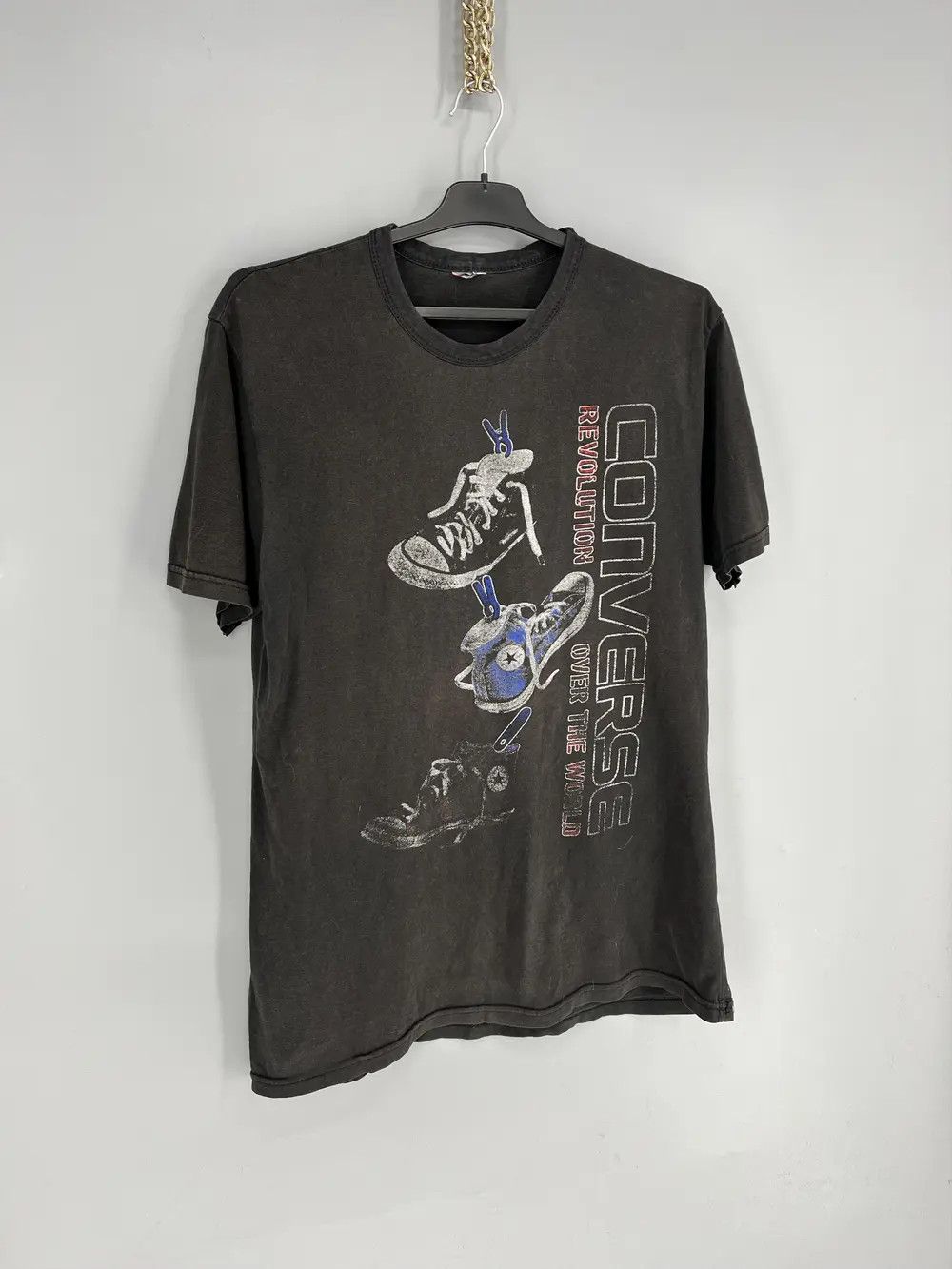 Band Tees Vintage Converse All Star REVOLUTION Shoes Rare Art Size US L / EU 52-54 / 3 - 2 Thumbnail