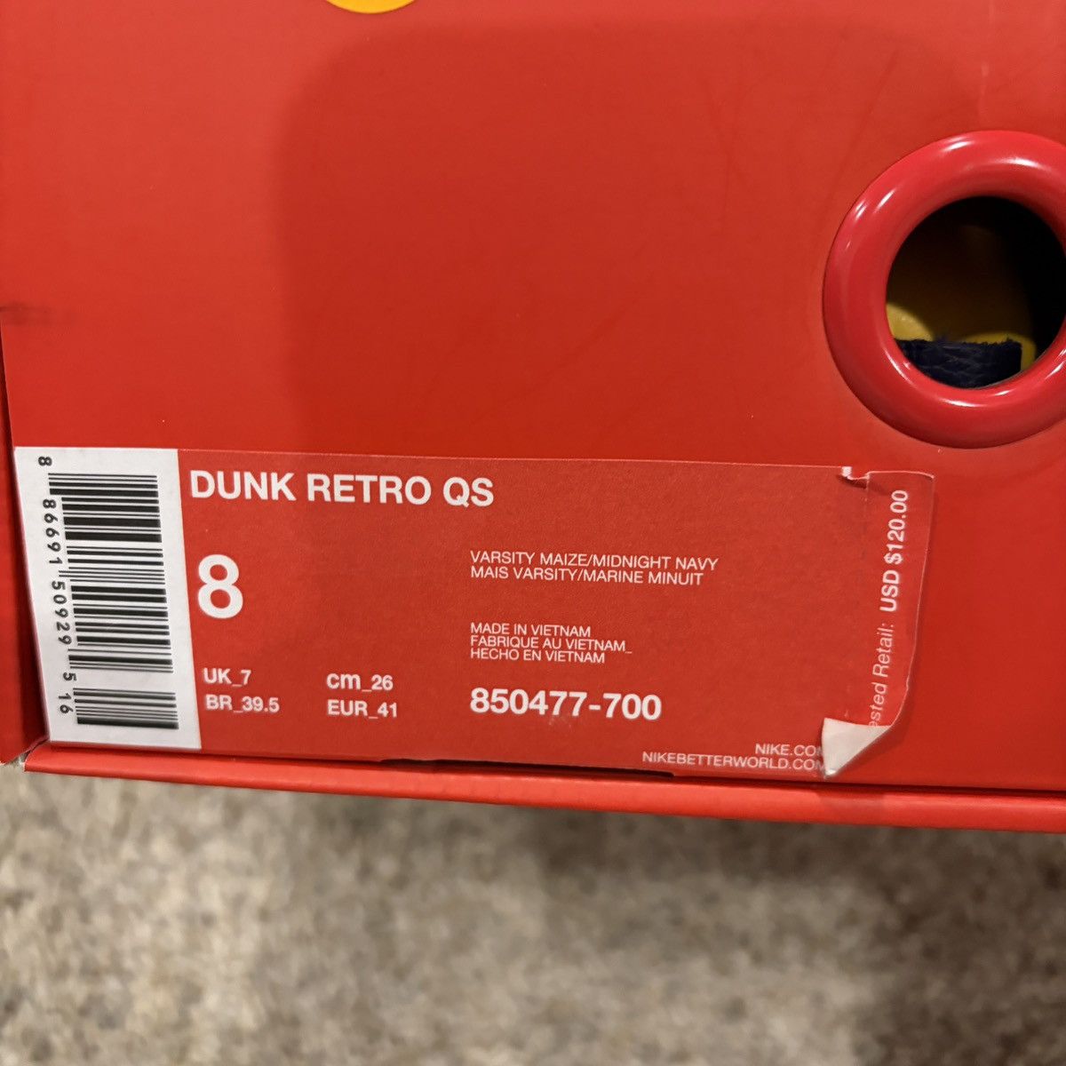 Nike 2016 Nike Dunk Michigan High Size US 8 / EU 41 - 10 Thumbnail
