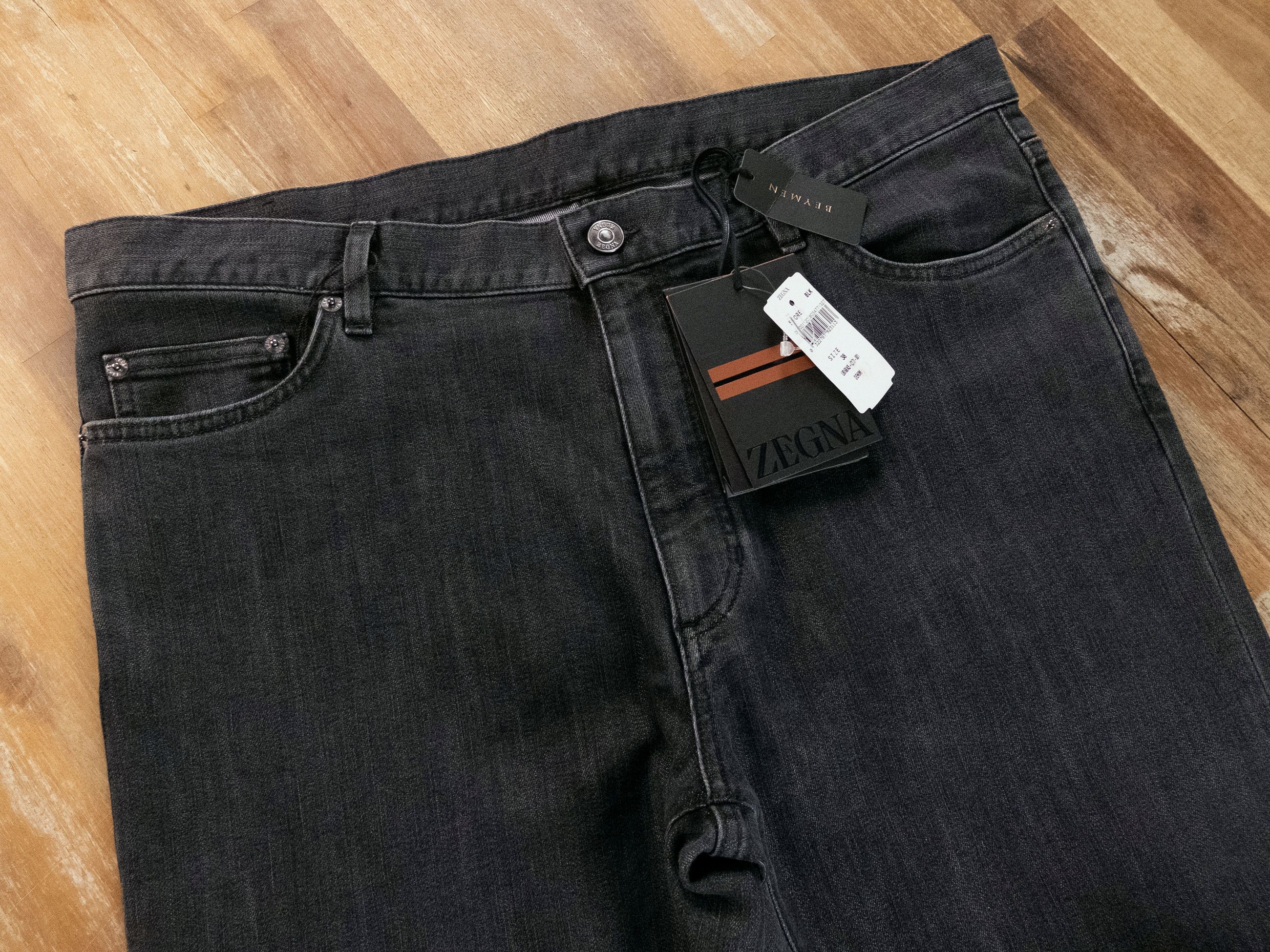 Ermenegildo Zegna ZEGNA City dark gray slim fit stretch jeans Size 38 Size US 38 / EU 54 - 5 Thumbnail