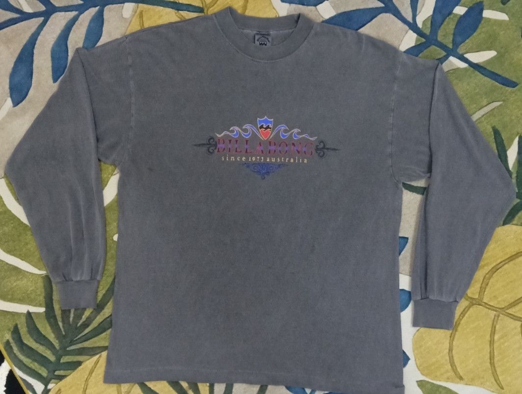 Billabong × Vintage Vintage 90s Billabong Long Sleeve T-shirt Size US XL / EU 56 / 4 - 3 Thumbnail