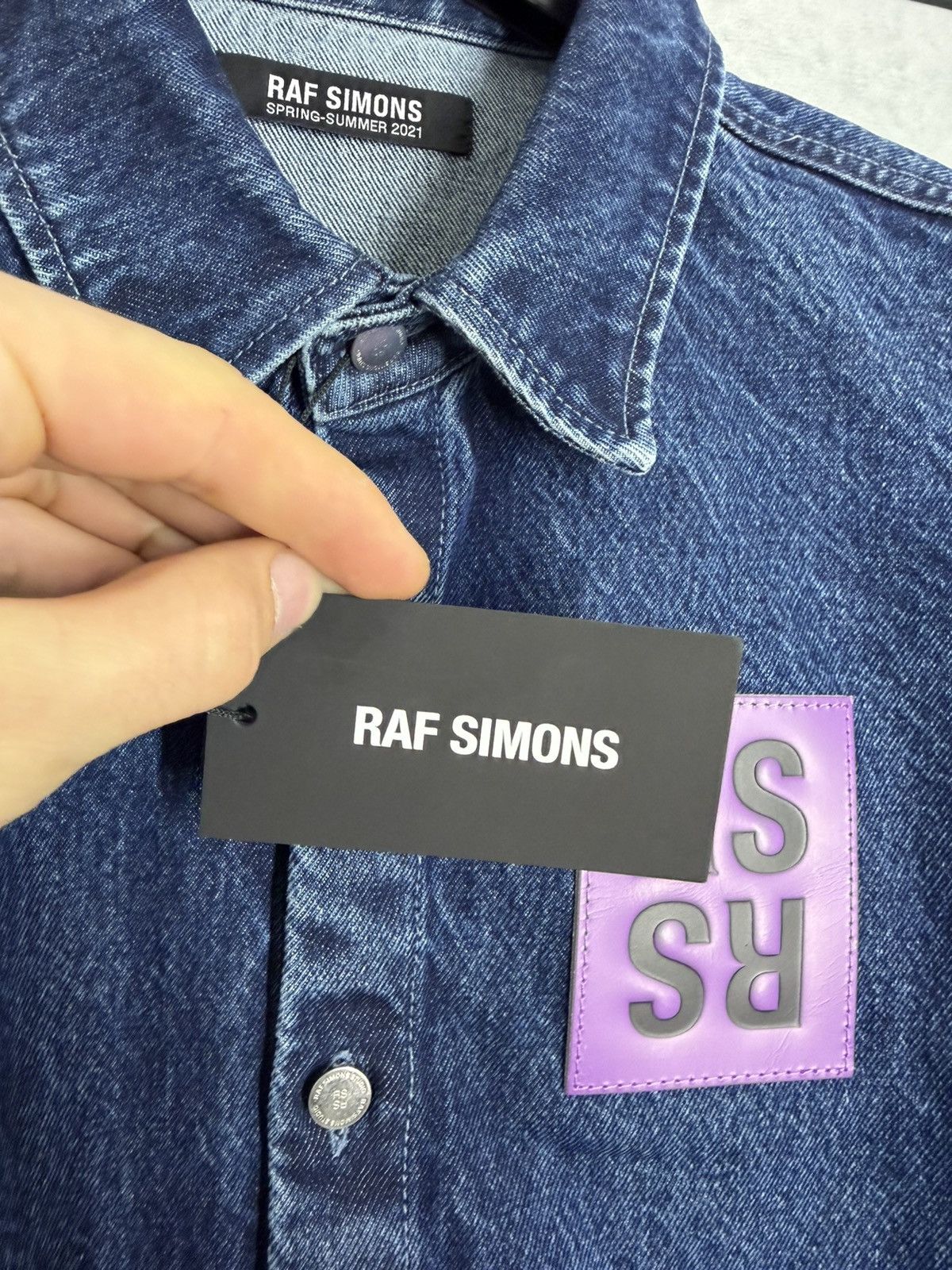 Raf Simons Raf Simons SS21 Patch Denim Overshot Size US XL / EU 56 / 4 - 7 Thumbnail