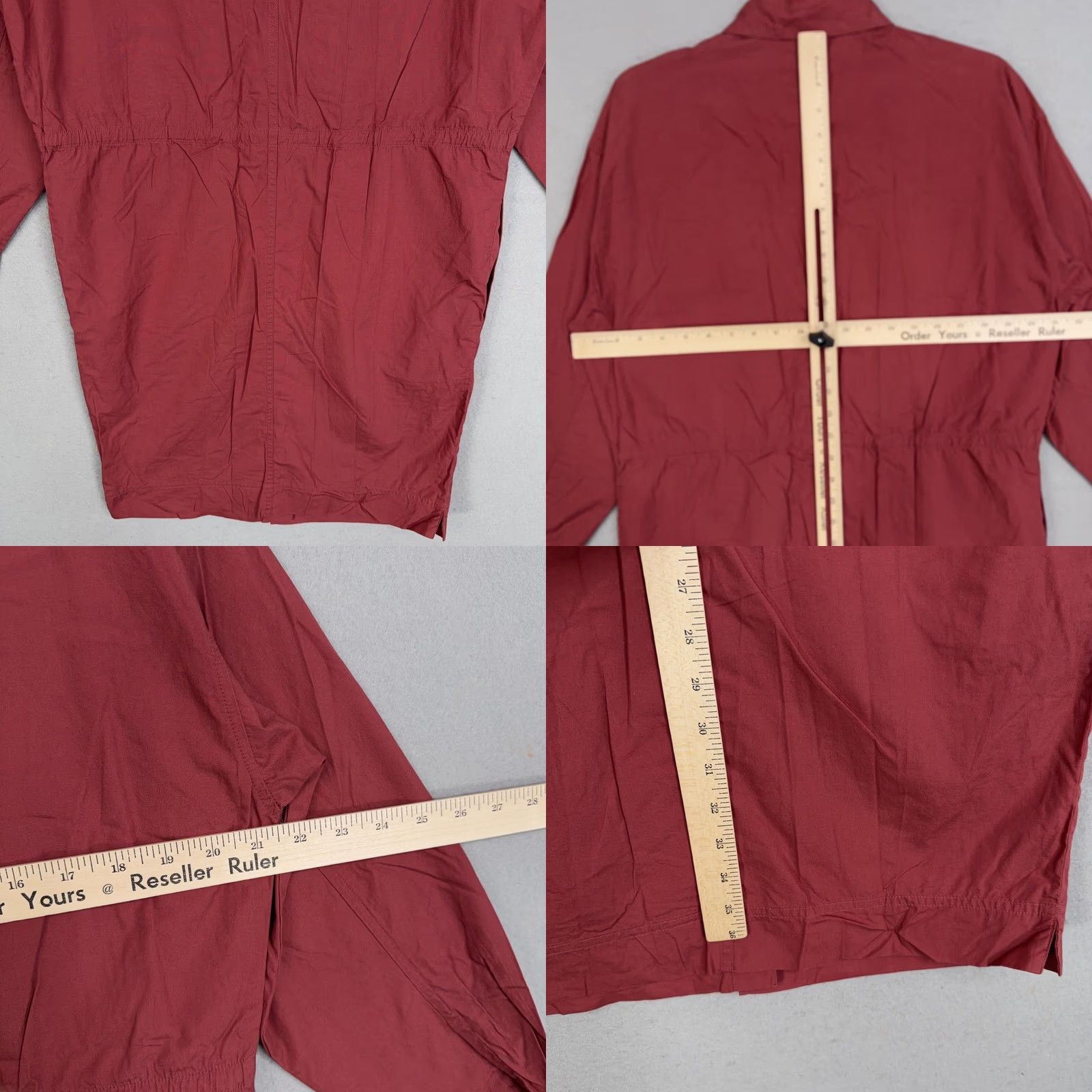 J.Crew VINTAGE J.CREW Shirt Dress Womens 4 Red Classic Preppy Heritage Pockets 90s Casual Workwear Knee Length Womens Size S / US 4 / IT 40 - 8 Thumbnail