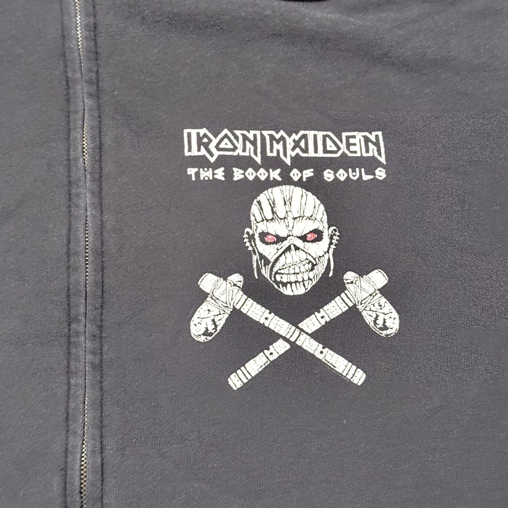 Fruit Of The Loom Iron Maiden The Book of Souls Fruit of the Loom Full Zip Hoodie Black Medium Size US M / EU 48-50 / 2 - 4 Thumbnail