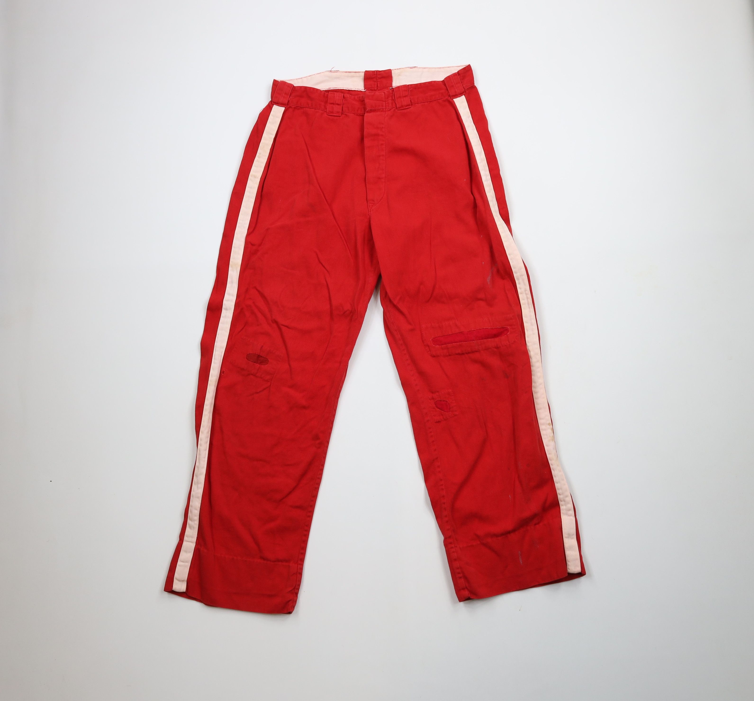Vintage Vintage 50s Button Fly Wide Leg Baseball Uniform Pants USA Size US 32 / EU 48 - 1 Thumbnail