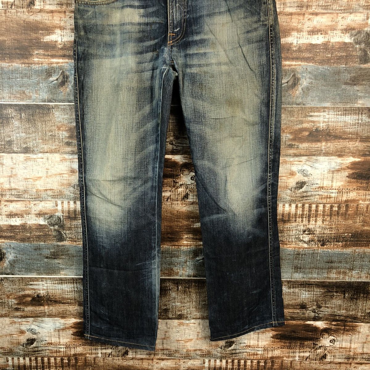Nudie Jeans DL Nudie Jeans Blue Distressed Denim Pants #C139 Size US 31 - 3 Thumbnail