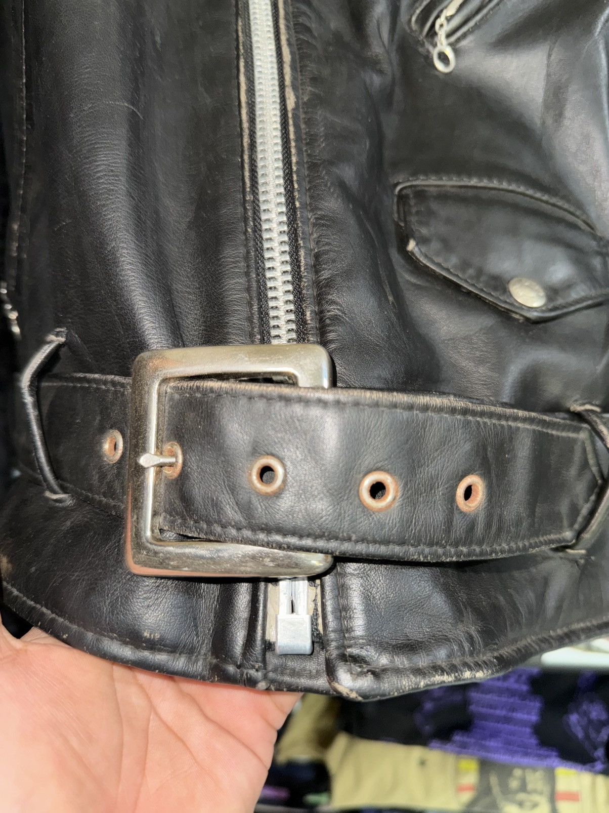 Schott Vintage Schott Perfecto Biker Punk Leather Jacket Size 40 Size US M / EU 48-50 / 2 - 6 Thumbnail