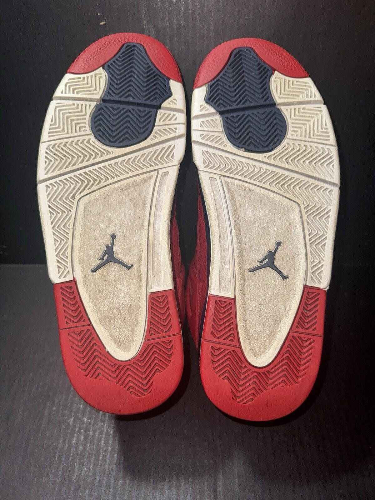 Jordan Brand Nike Air Jordan 4 FIBA Gym Red - CI1184-617 - Size 10.5 Size US 10.5 / EU 43-44 - 7 Thumbnail