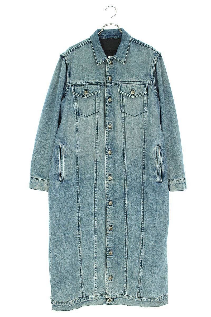 Chrome Hearts Chrome Hearts Denim Trench Coat Size US S / EU 44-46 / 1 - 1 Thumbnail