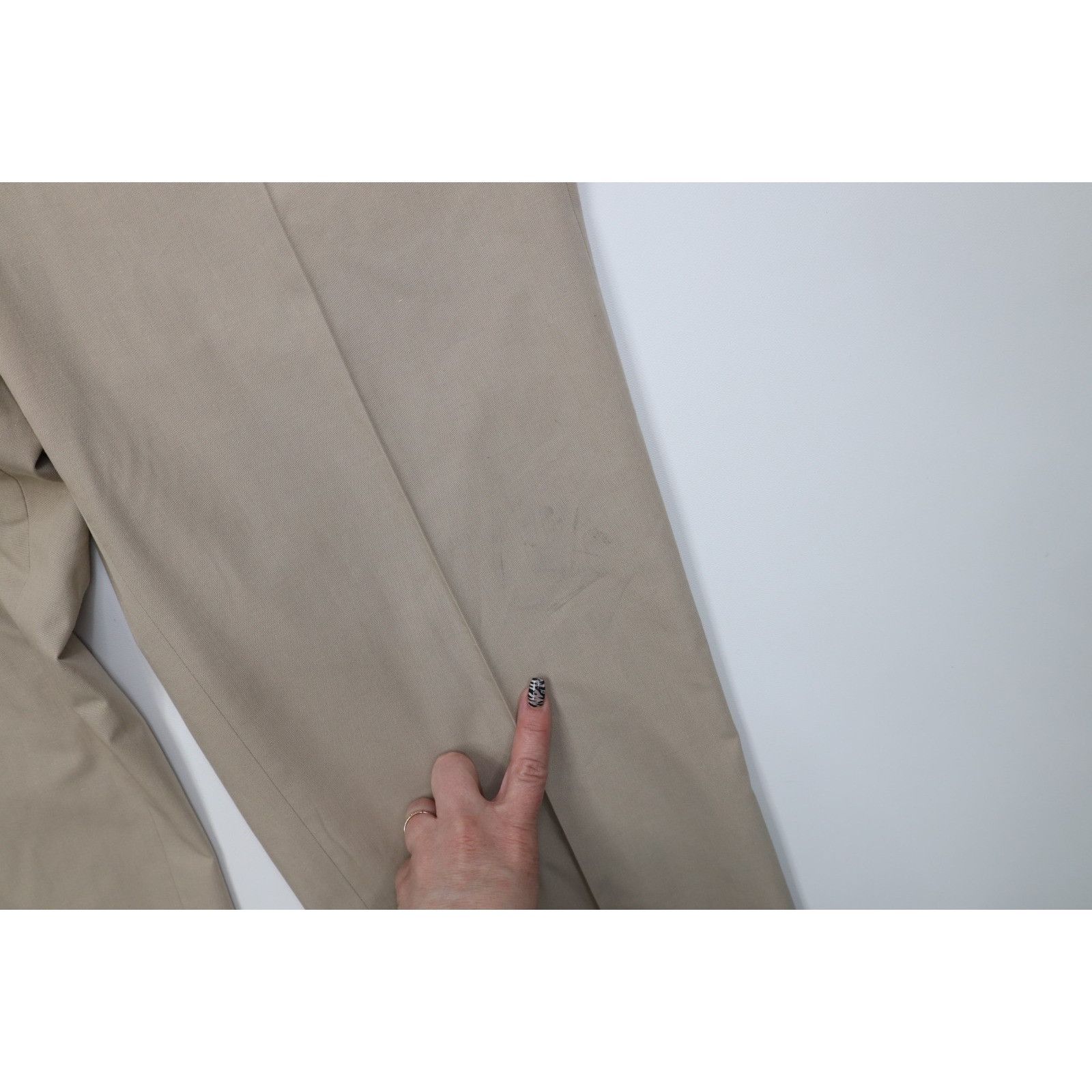 Saks Fifth Avenue Vintage 70s Saks Fifth Avenue 2 Piece Rayon Gabardine Suit Size 42R - 15 Thumbnail