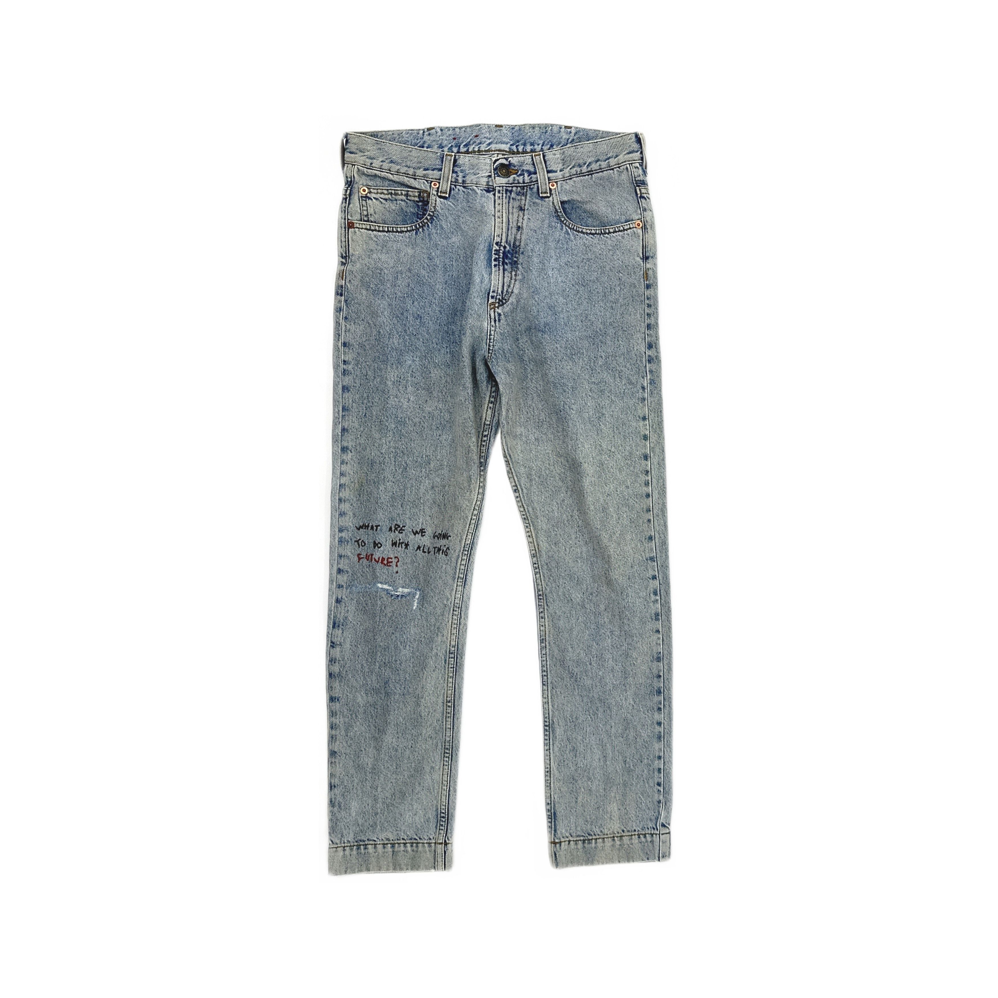 Gucci Gucci Future Graphic Denim Jeans Size 31 Size US 31 - 1 Thumbnail