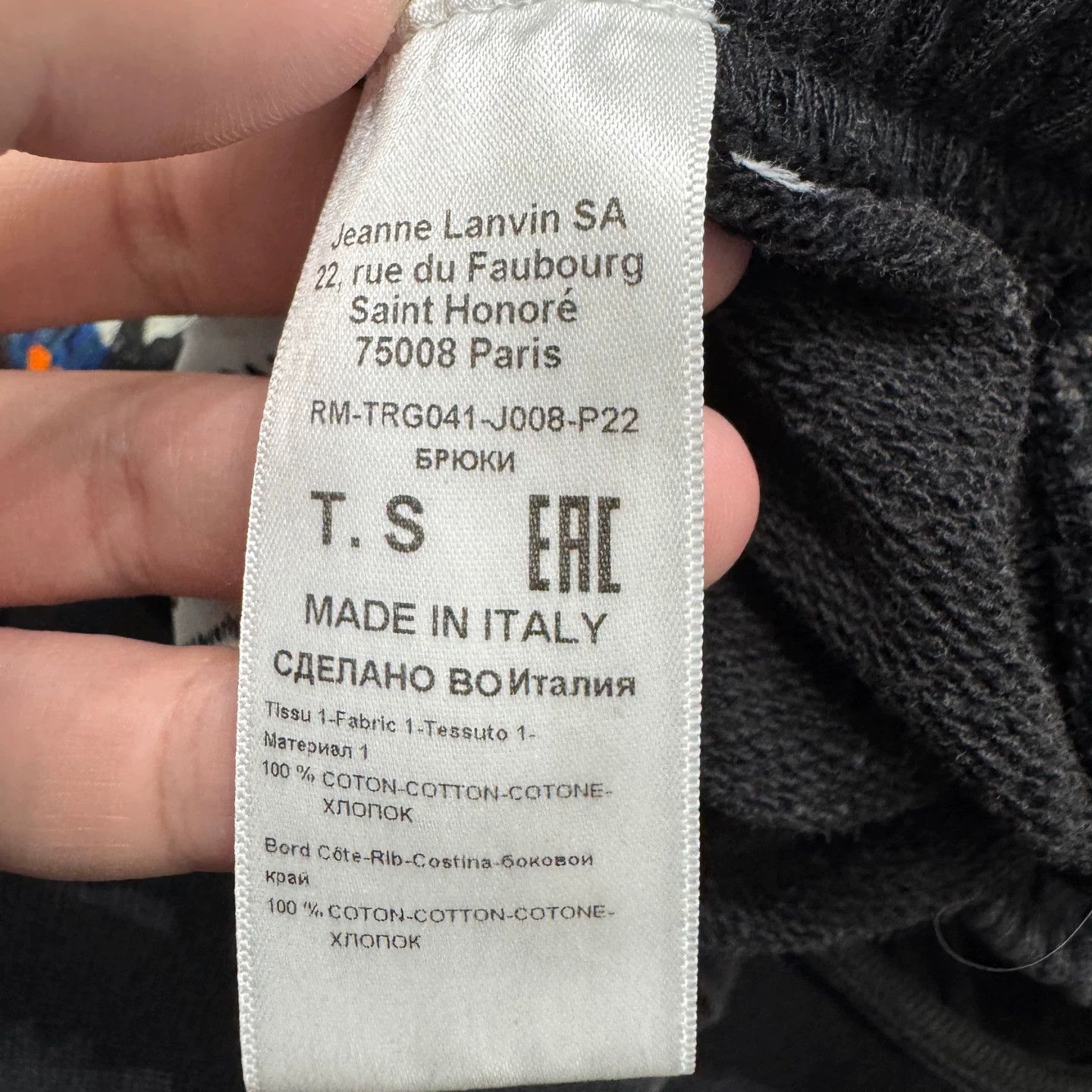 Lanvin LANVIN Splatter Cuffed Pants 95 New size tag cut Size US 29 - 4 Thumbnail