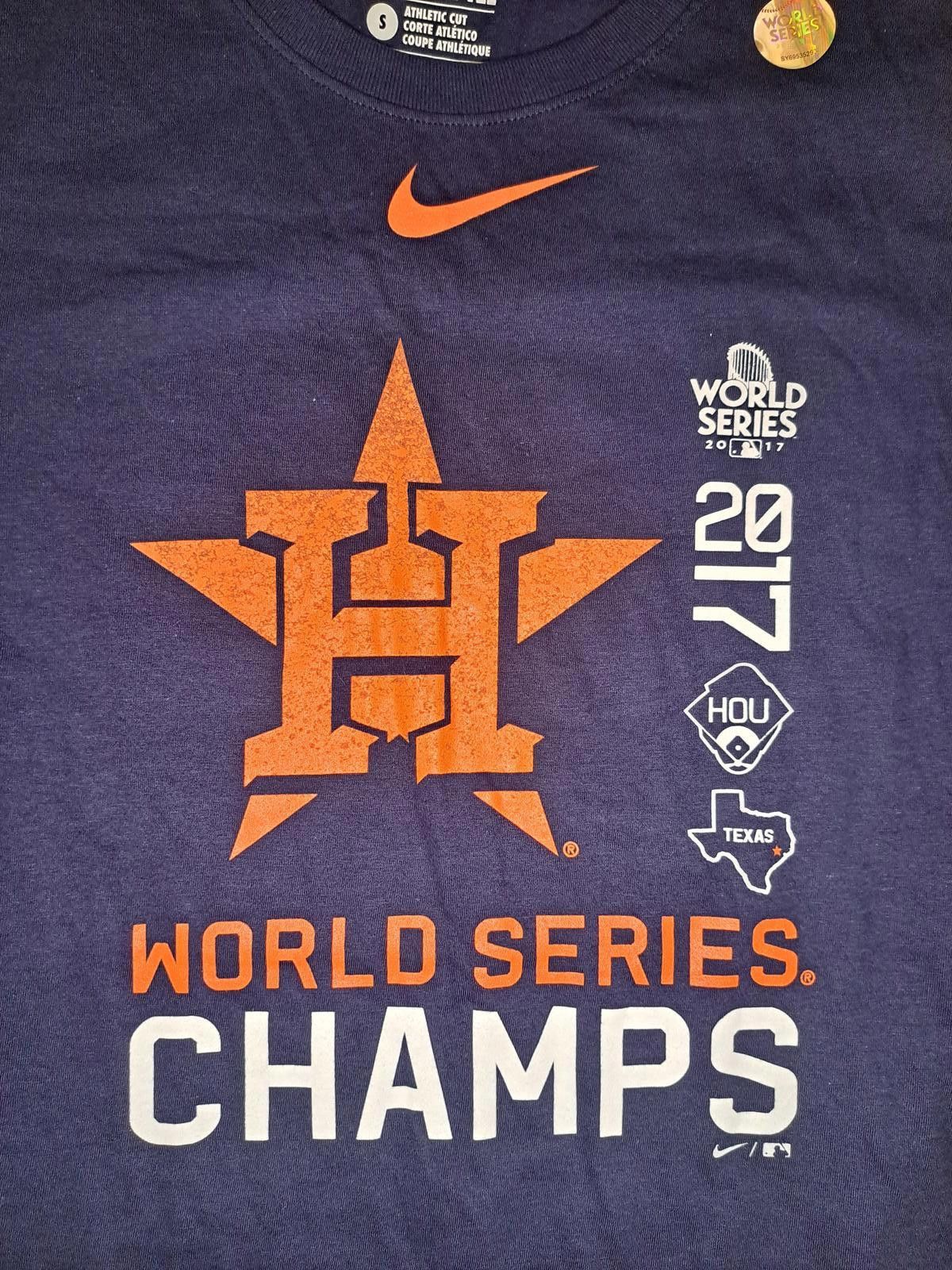 Nike Nike MLB Houston Astros 2017 World Series Champs T Shirt Size US S / EU 44-46 / 1 - 4 Thumbnail