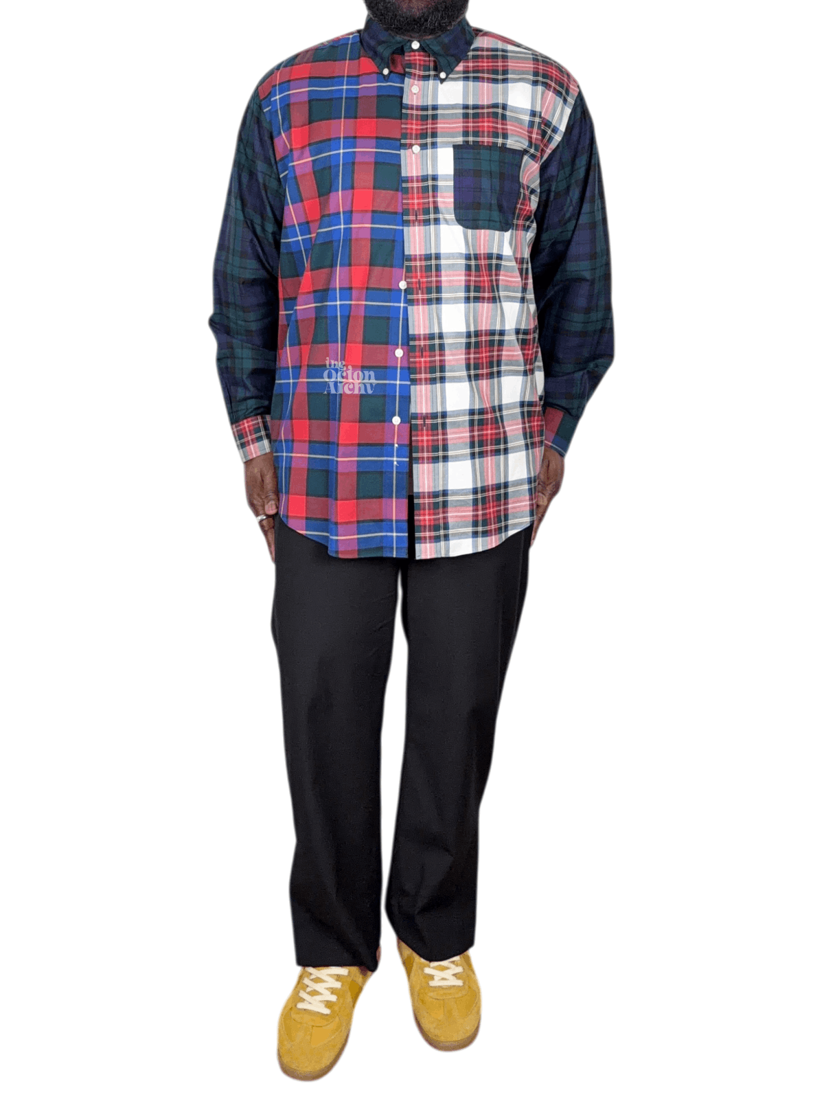 Brooks Brothers Brook Brothers Plaid Patchwork Supima Cotton Buttondownt Size US XL / EU 56 / 4 - 1 Thumbnail