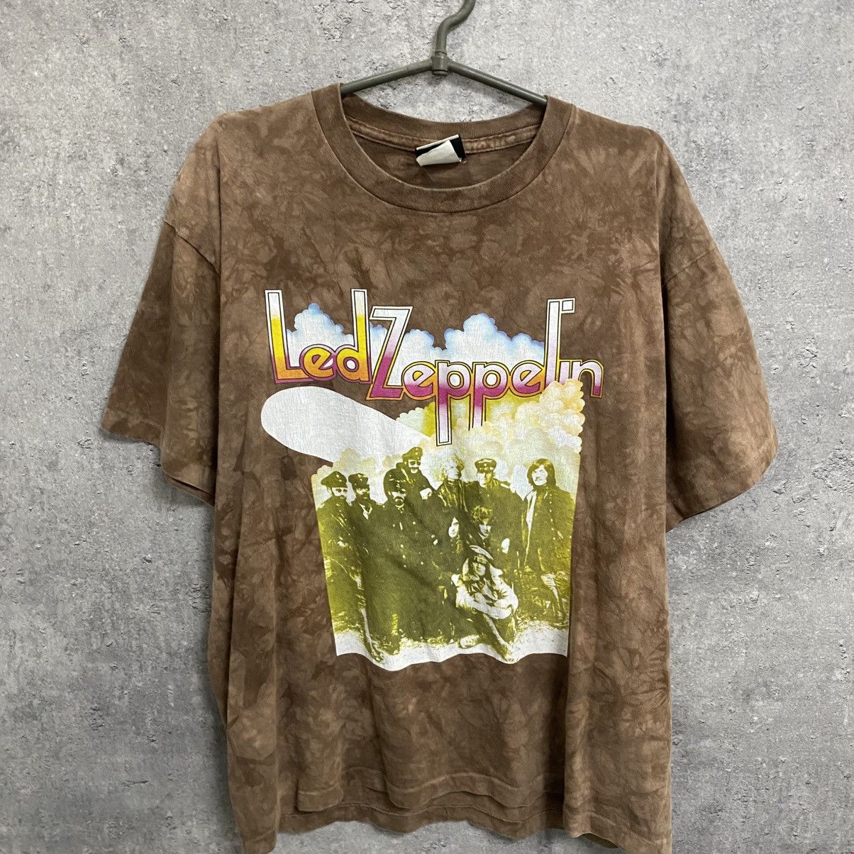 Led Zeppelin Vintage Led Zeppelin T Shirt Liquid Blue Vintage Band Tees Size US L / EU 52-54 / 3 - 4 Thumbnail