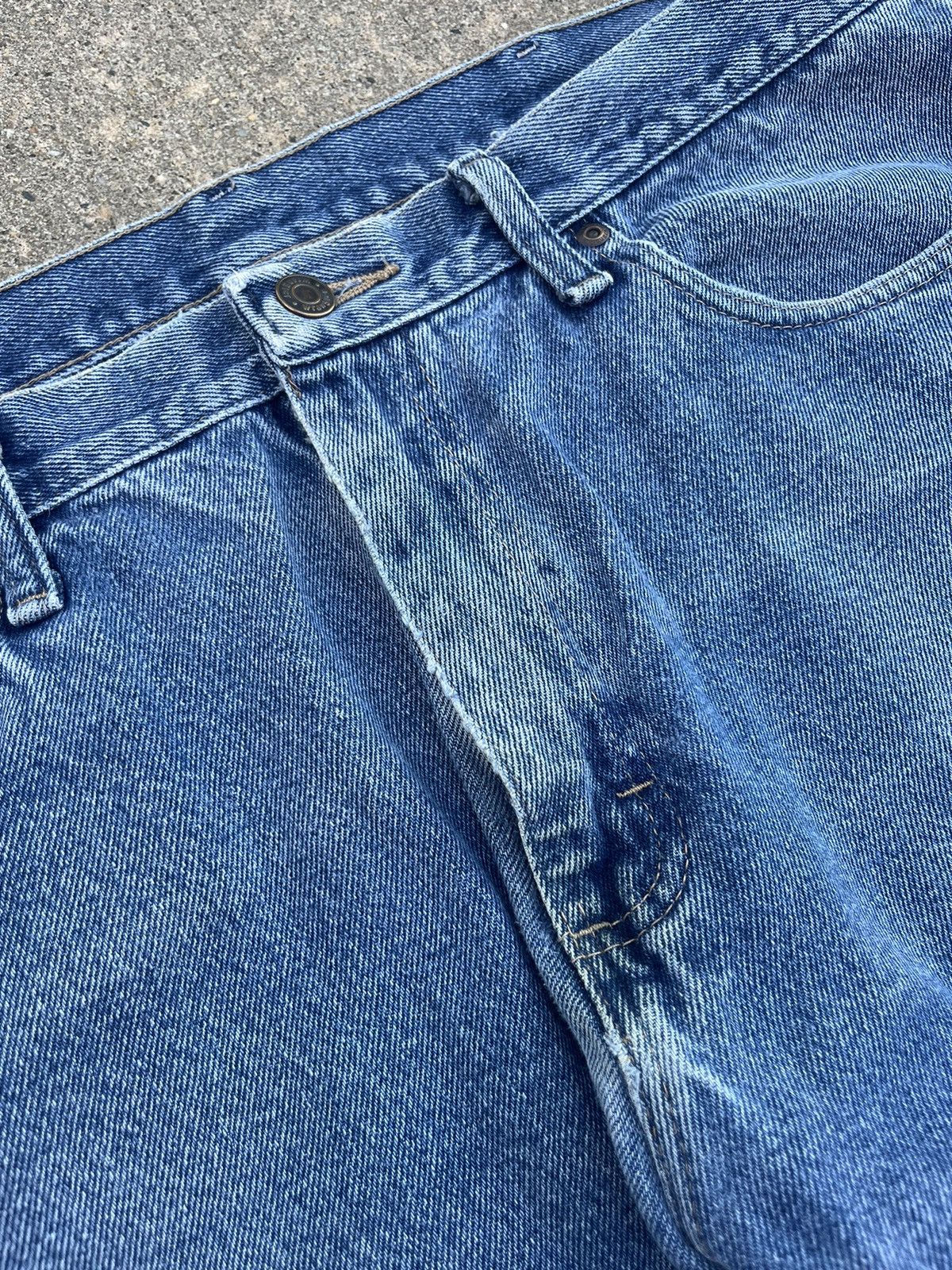 JNCO × Vintage × Wrangler Crazy Vintage Y2K Wrangler Baggy Jeans Size 38X29 Size US 38 / EU 54 - 3 Thumbnail