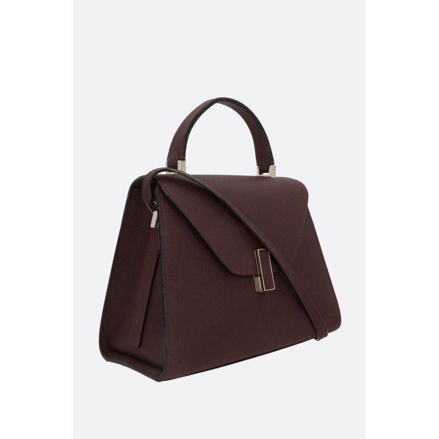 Valextra VALEXTRA Iside Medium Amaranth Red Grainy Leather Handbag Ne Size ONE SIZE - 2 Thumbnail