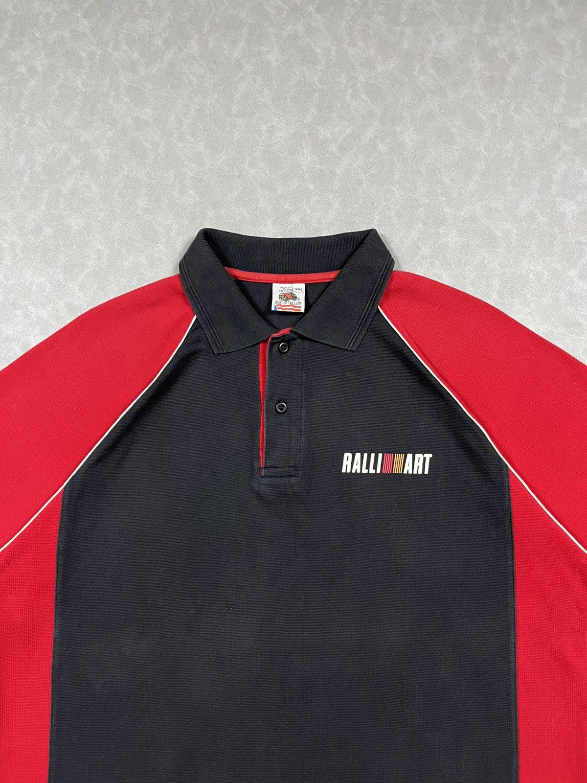 Japanese Brand 90s Mitsubishi Ralliart polo shirt Size US XL / EU 56 / 4 - 7 Thumbnail