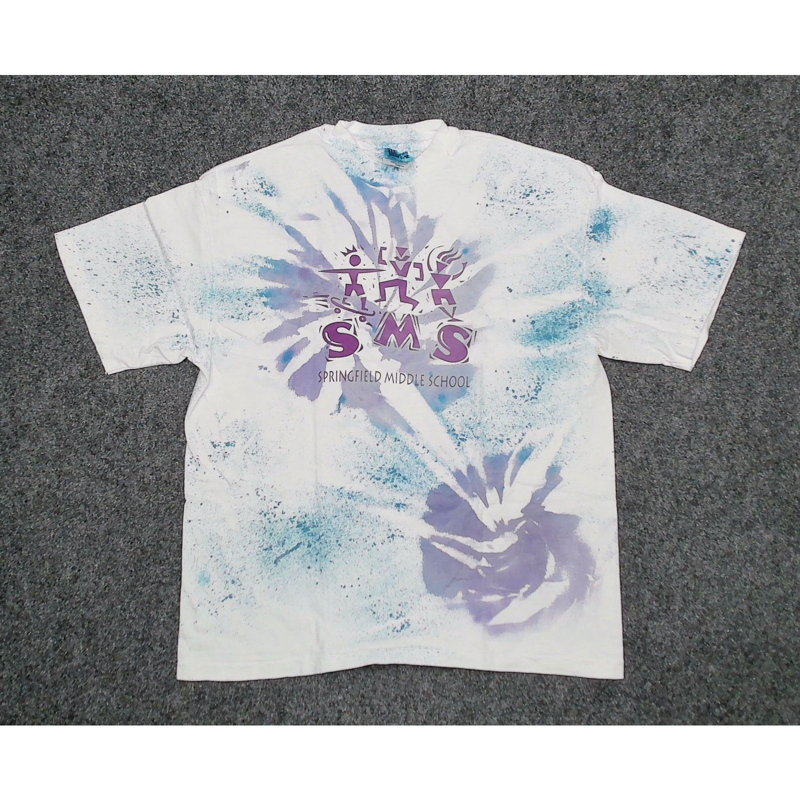 Hanes 90s Hanes Beefy-T Single Stitch Paint Splatter Skater Tee Size US M / EU 48-50 / 2 - 3 Thumbnail