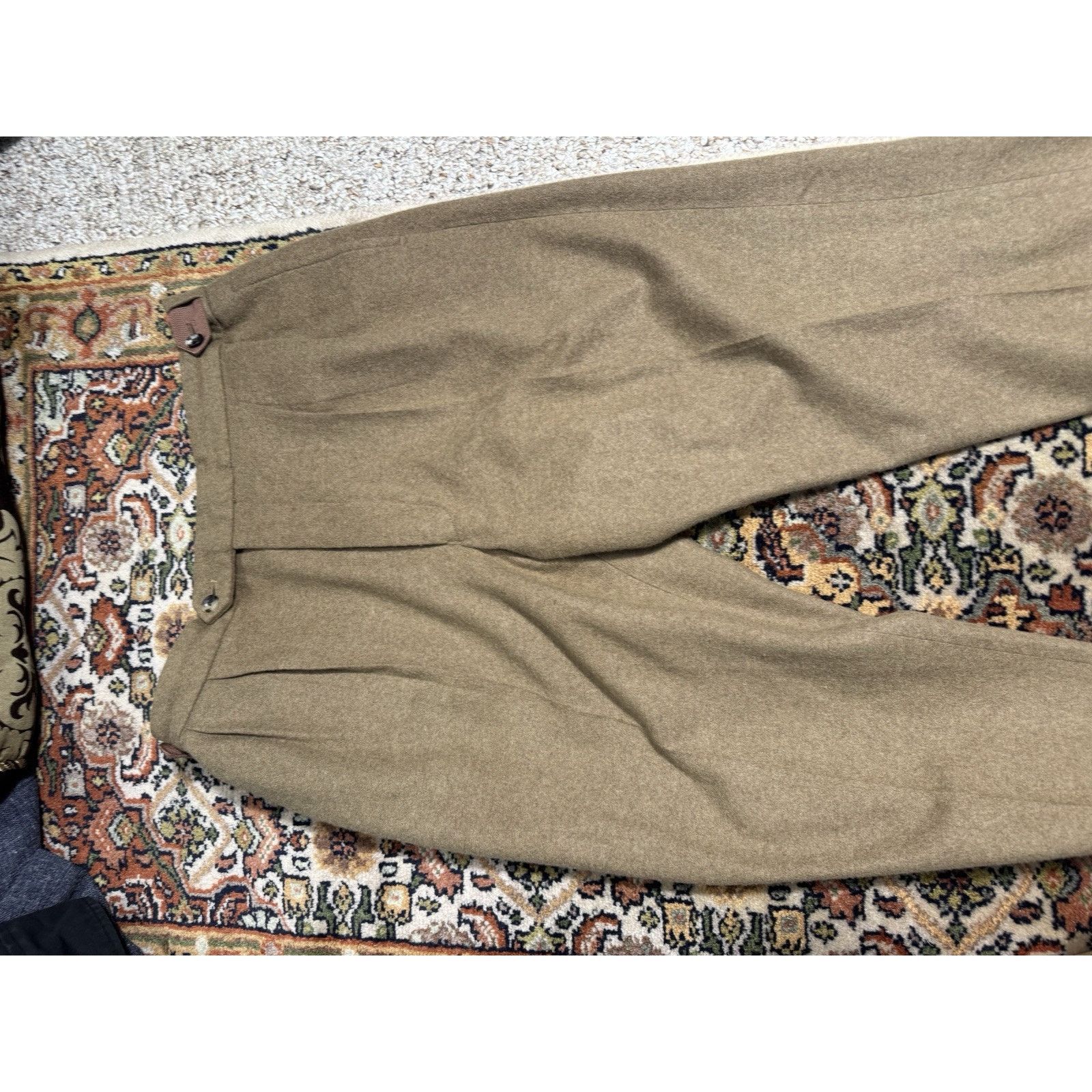 Camoshita Camoshita United Arrows Pleated Flannel Easy Trousers 34x29 Size 40R - 5 Thumbnail