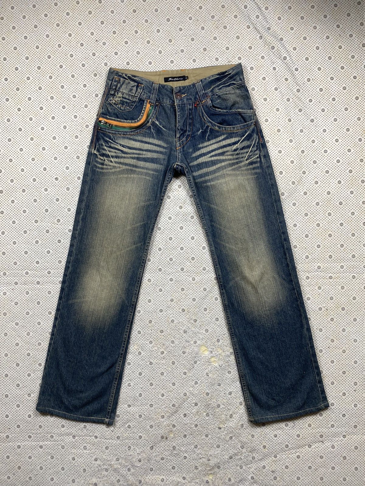 Hysteric Glamour × PPFM × Roots Extremely Patina Look Denim ByRoot Three Style Size US 32 / EU 48 - 1 Thumbnail