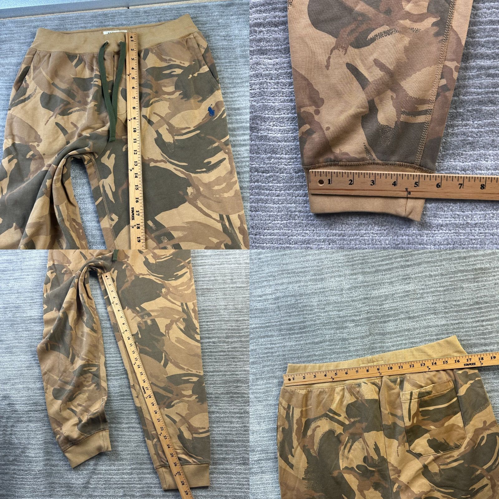 Polo Ralph Lauren Denim & Supply Polo Ralph Lauren Pants Mens Extra Large Brown Camouflage Joggers Size US XL / EU 56 / 4 - 8 Thumbnail