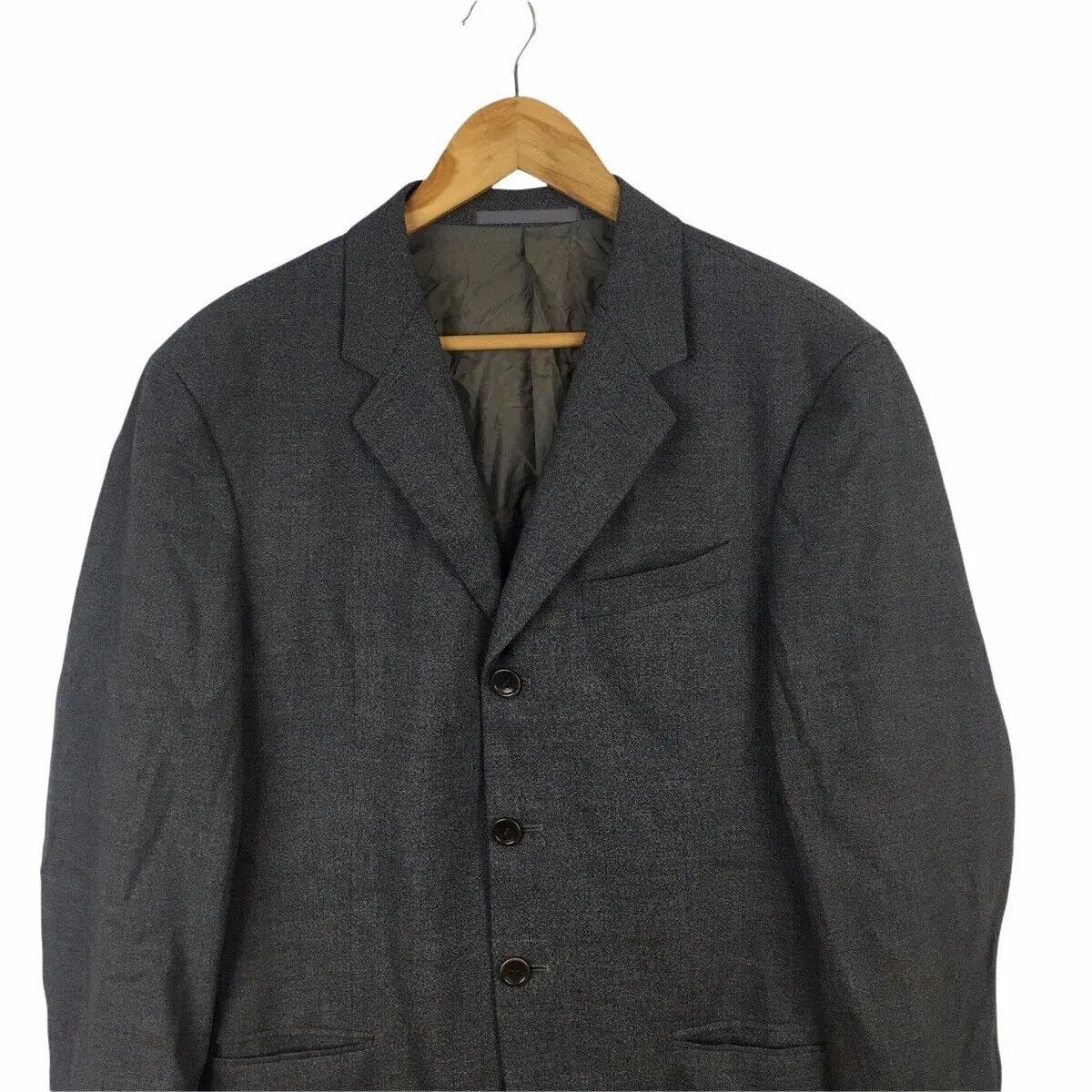 Armani × Armani Collezioni Vtg GIORGIO ARMANI COLLEZIONI Made In Italy Blazer Coat Suit Size 44R - 2 Thumbnail