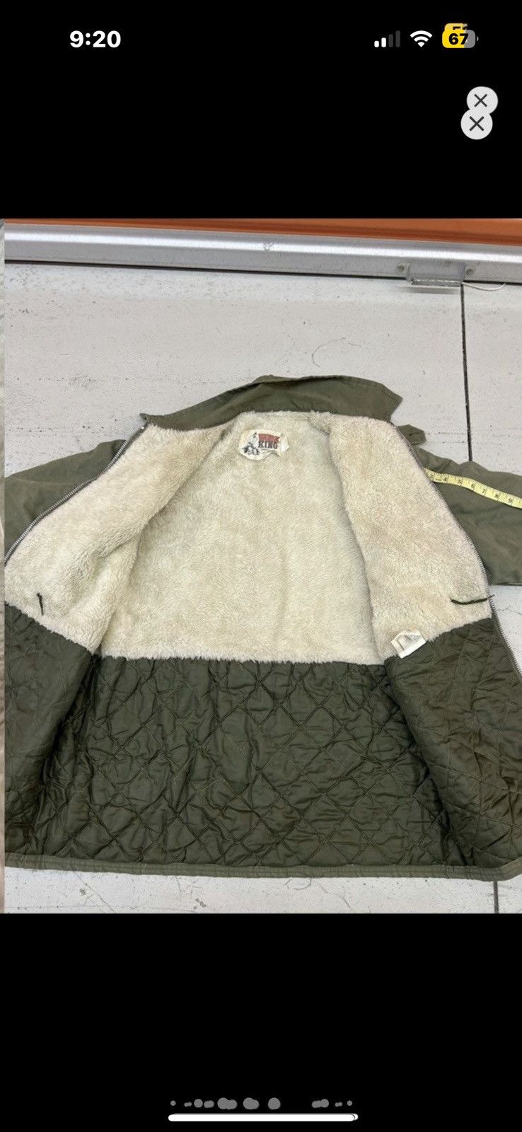 Vintage ***FINAL DROP***RARE HEAVY WORK KING LINED JACKET XXL Size US XXL / EU 58 / 5 - 11 Thumbnail