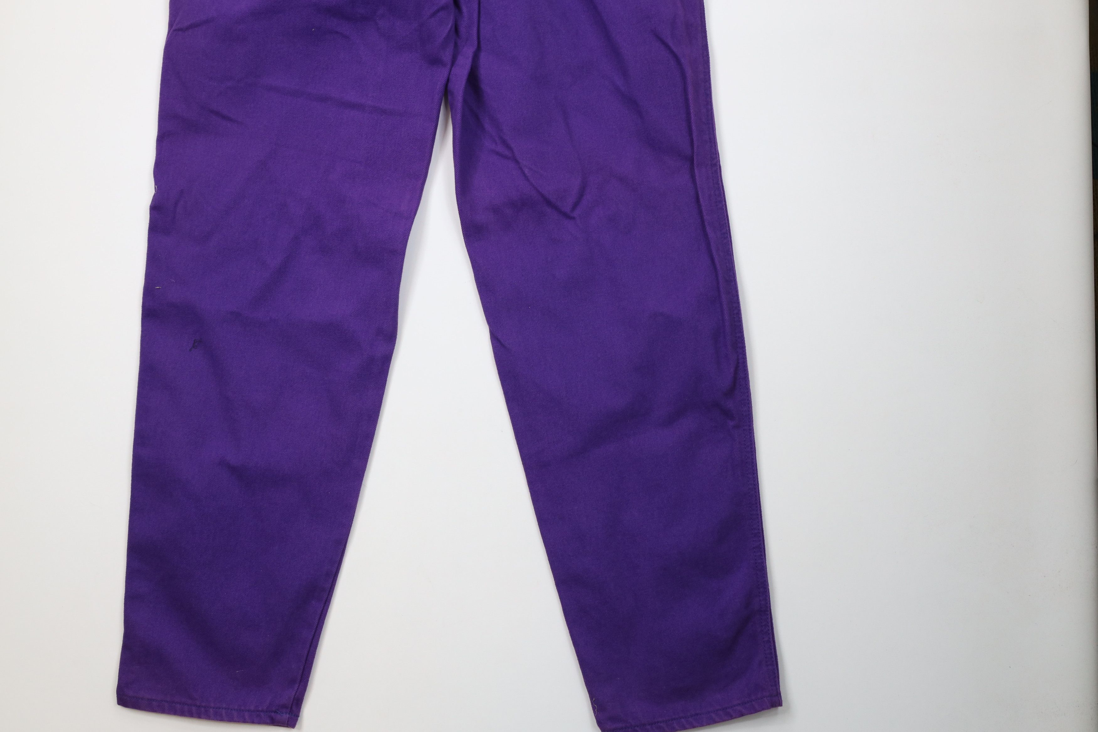 Vintage Deadstock Vintage 90s Streetwear Fit Skateboard Jeans Purple Size US 31 - 11 Thumbnail
