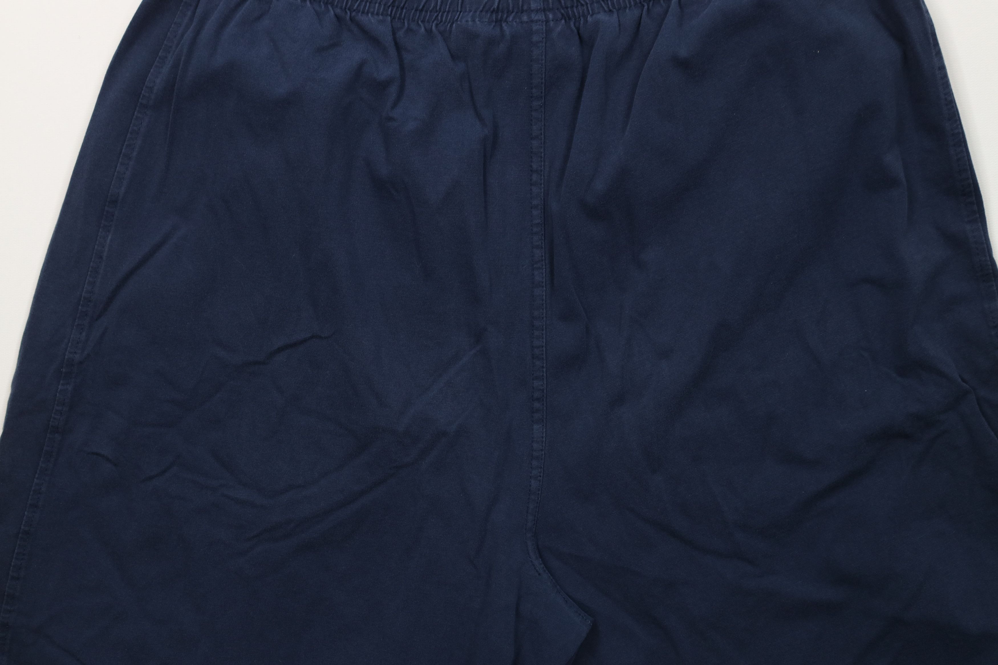 Reebok Vintage Reebok Faded Spell Out Above Knee Shorts Navy Blue Size US 32 / EU 48 - 10 Thumbnail
