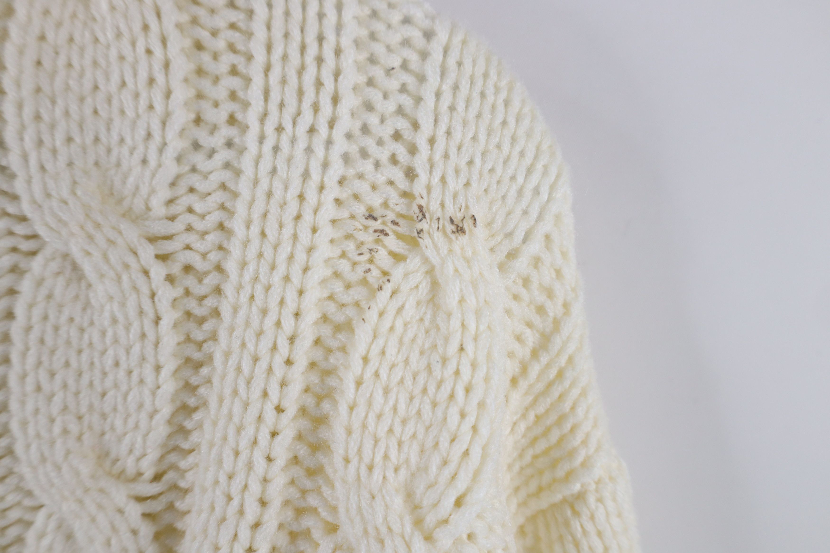 Vintage Vintage 70s Streetwear Chunky Cable Knit Fisherman Sweater Size US M / EU 48-50 / 2 - 4 Thumbnail