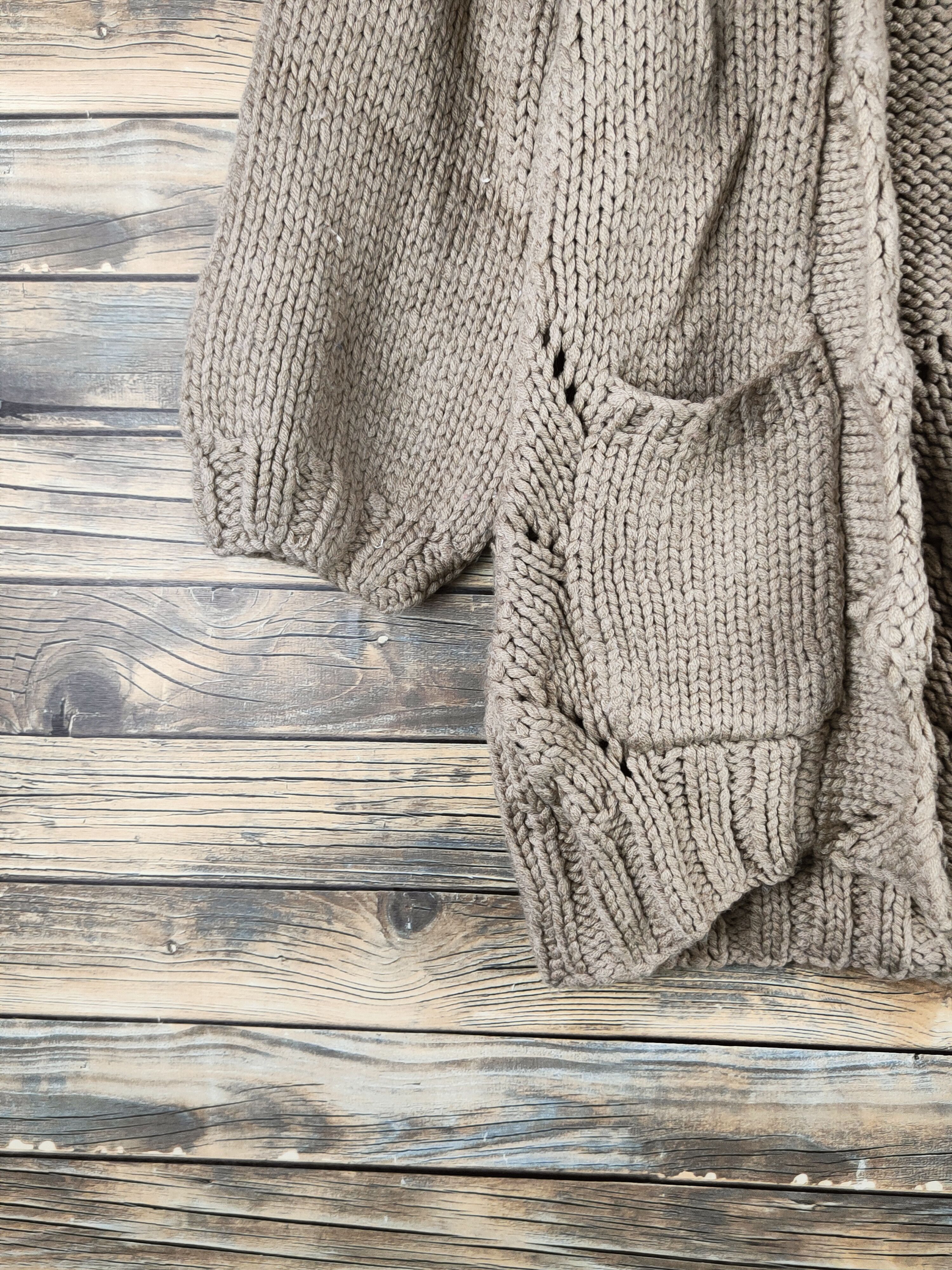 Jil Stuart DL Jill Stuart Beige Knitwear Cardigans #46-605 Size M / US 6-8 / IT 42-44 - 4 Thumbnail