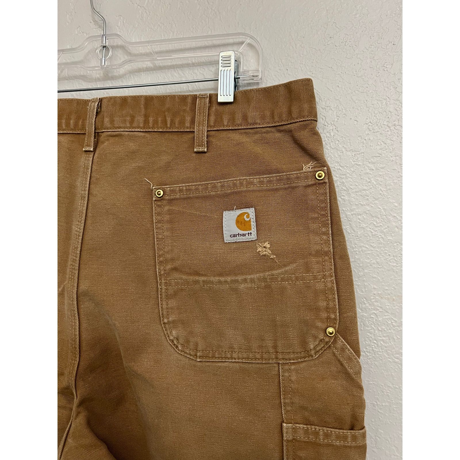 Carhartt Carhartt B01 BRN Dungaree Fit Double Knee Brown Sz 36x31 Size US 36 / EU 52 - 10 Thumbnail