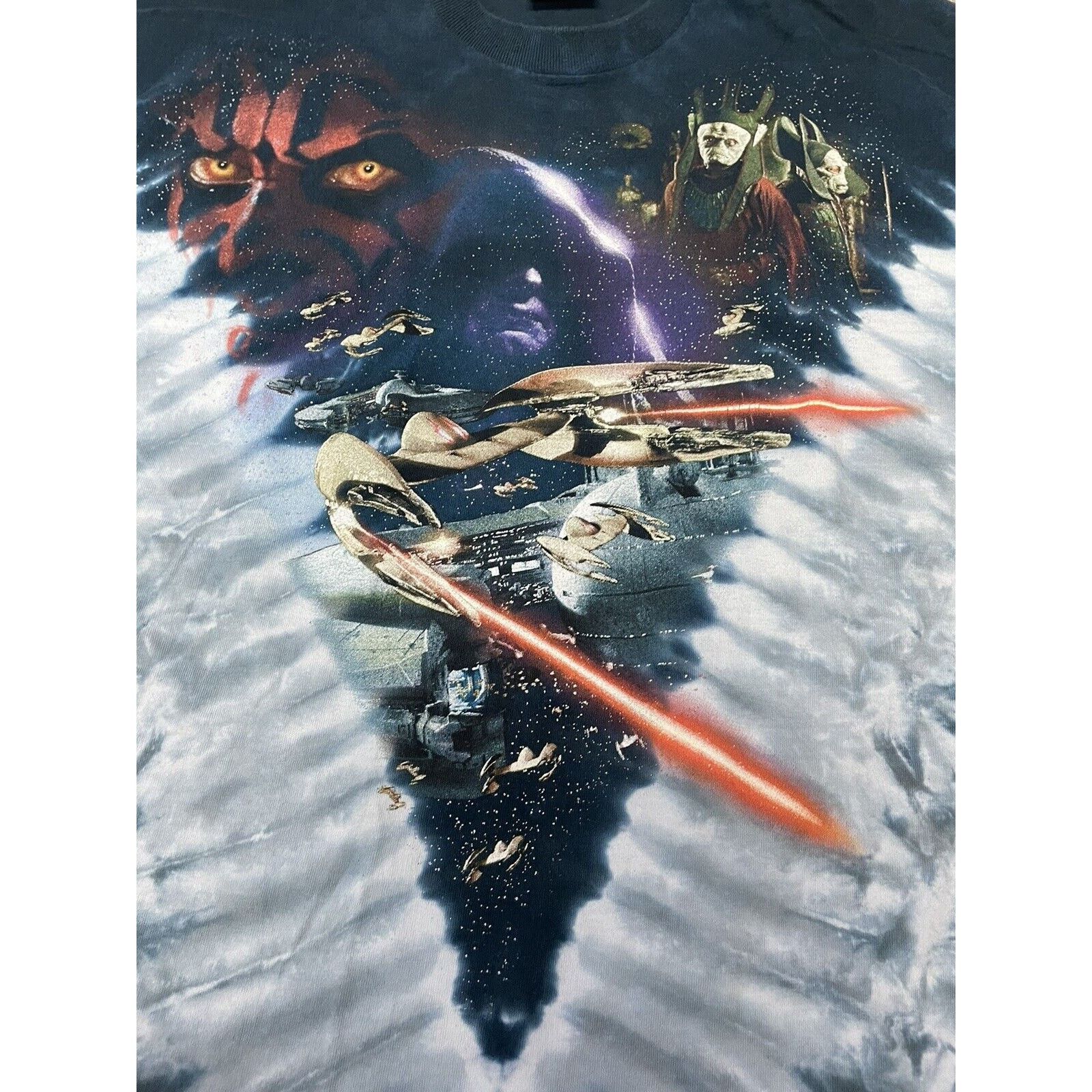 Liquid Blue Vintage Star Wars XL Liquid Blue Episode 1 Maul Anakin Men* Size US XL / EU 56 / 4 - 3 Thumbnail